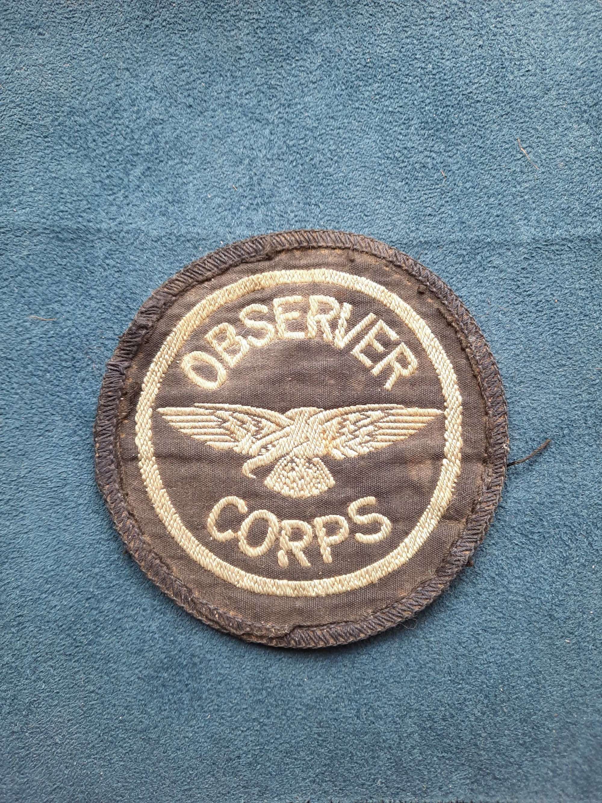 Observer Corps Patch