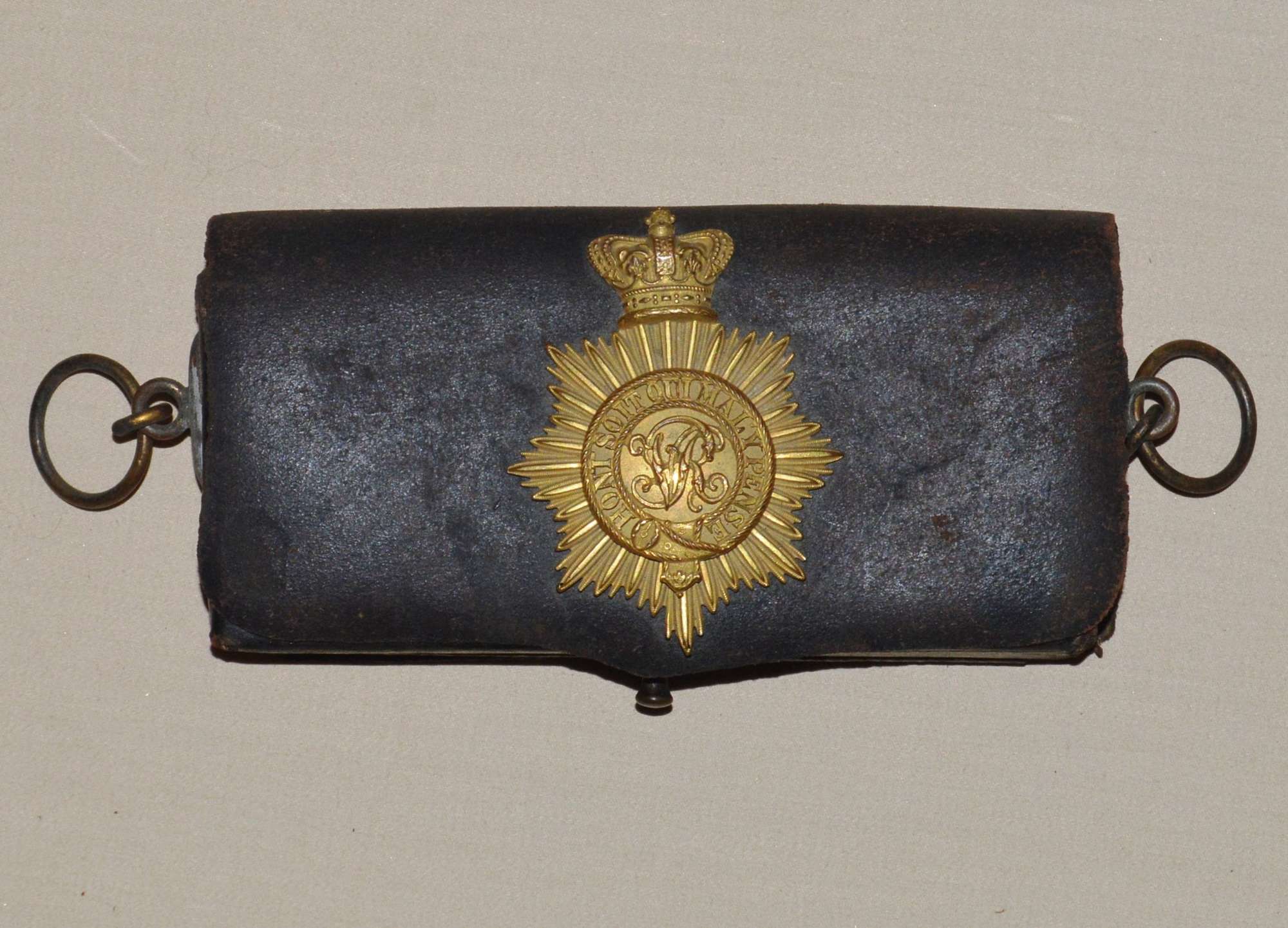 ﻿Rare British Victorian Order of the Garter Officer’s Pouch