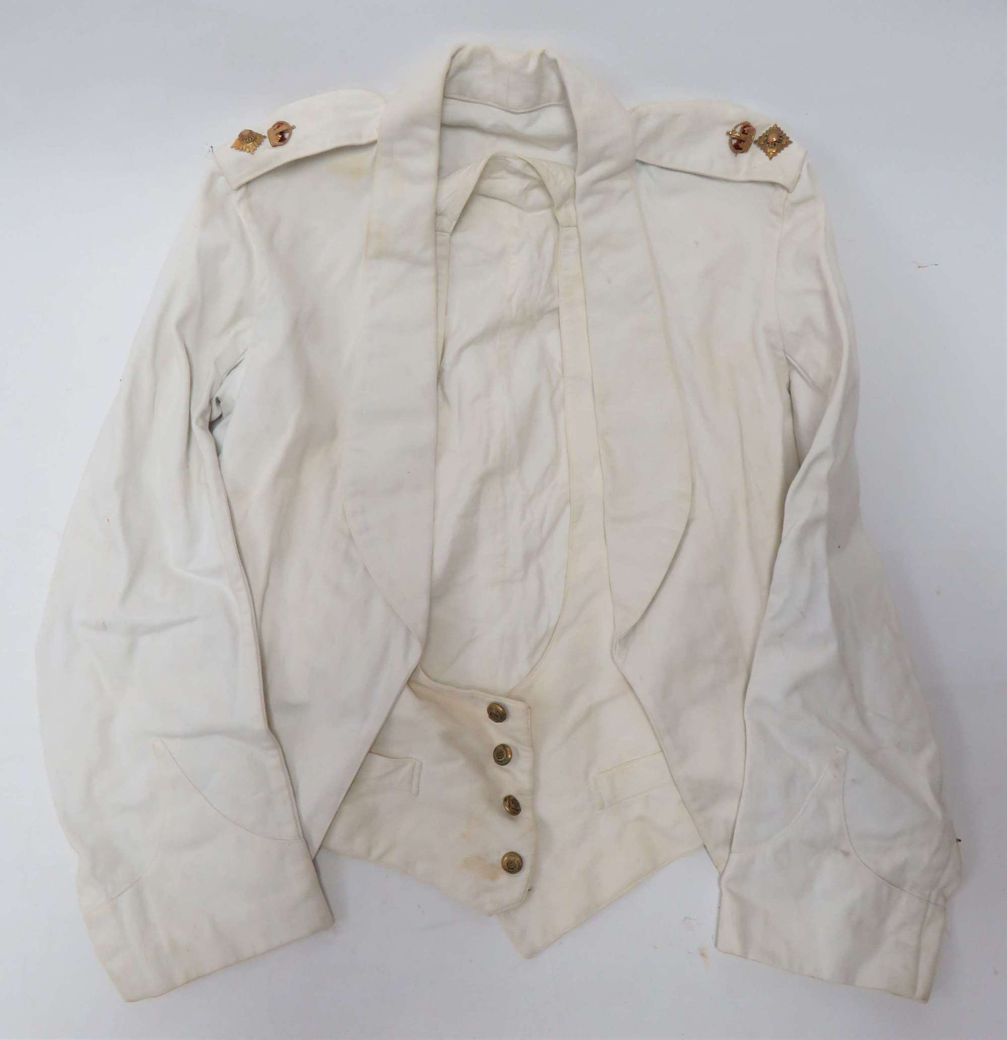 Post 1901 Royal Engineers Summer Pattern Mess Jacket and Waistcoat