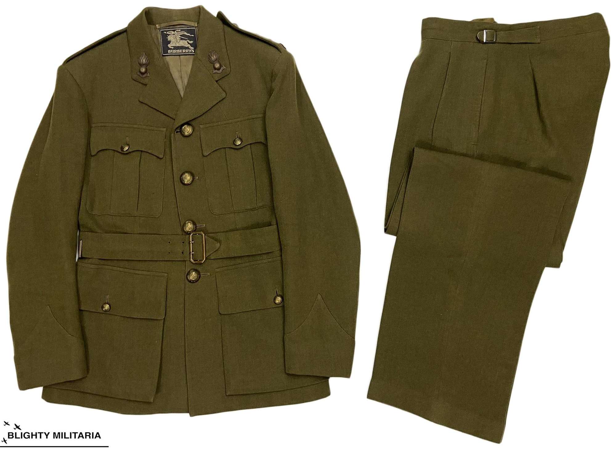 Original 1946 Dated Royal Engineers Officer's Service Dress Suit