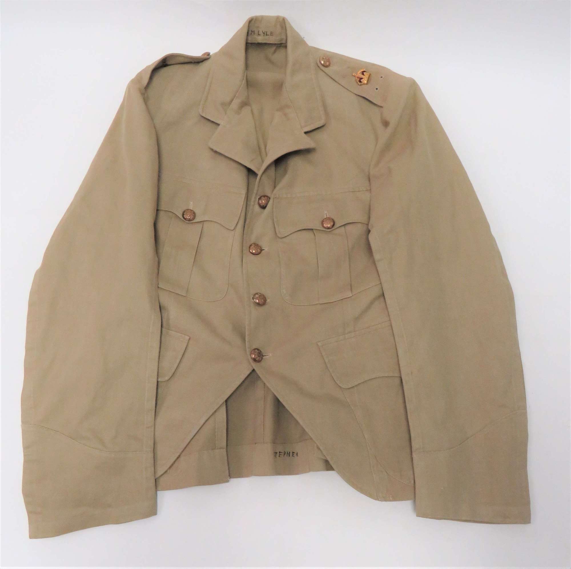 Interwar / WW2 Black Watch Officers Tropical Dress Doublet Tunic