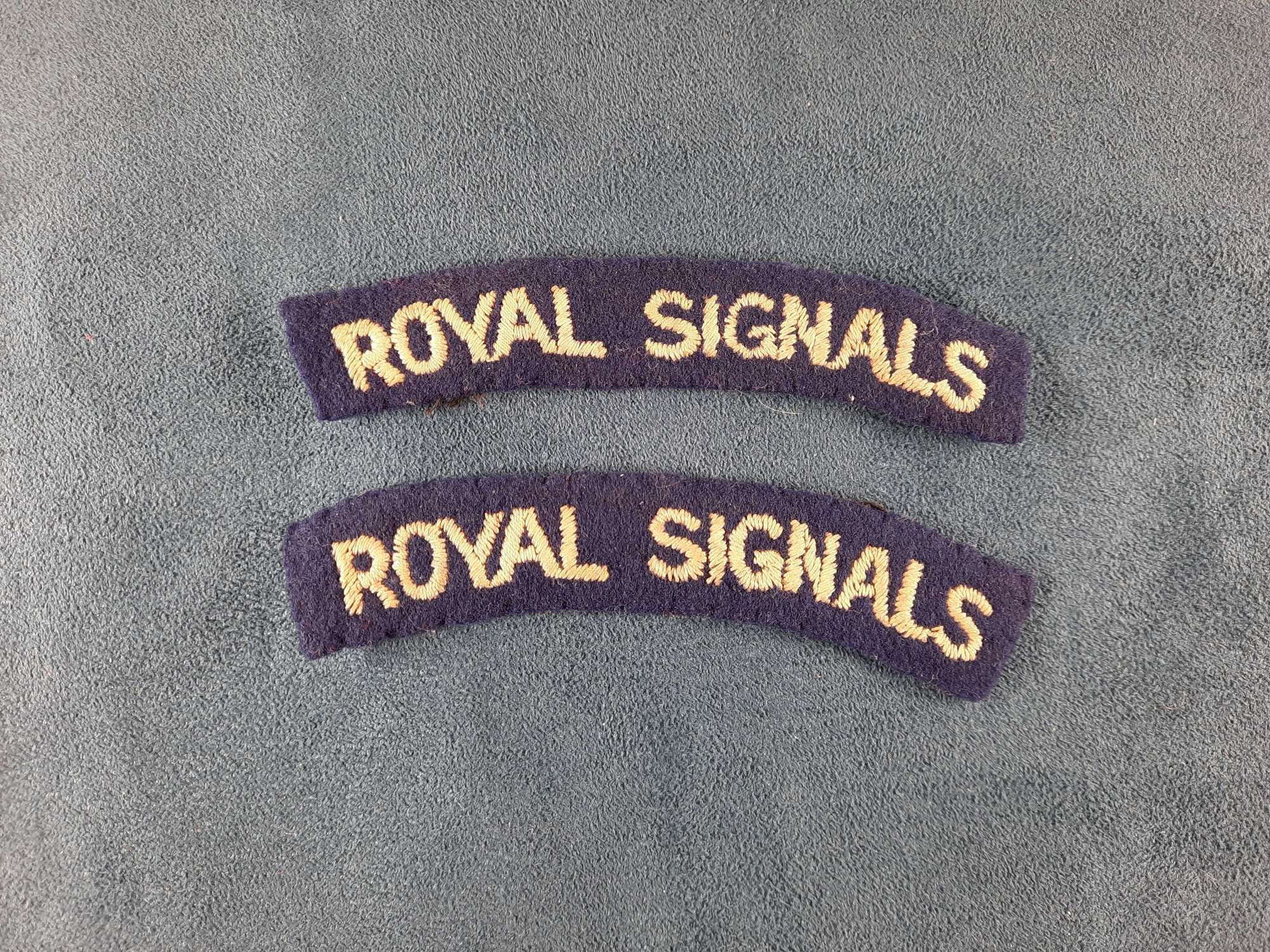 Royal Signals Shoulder Titles