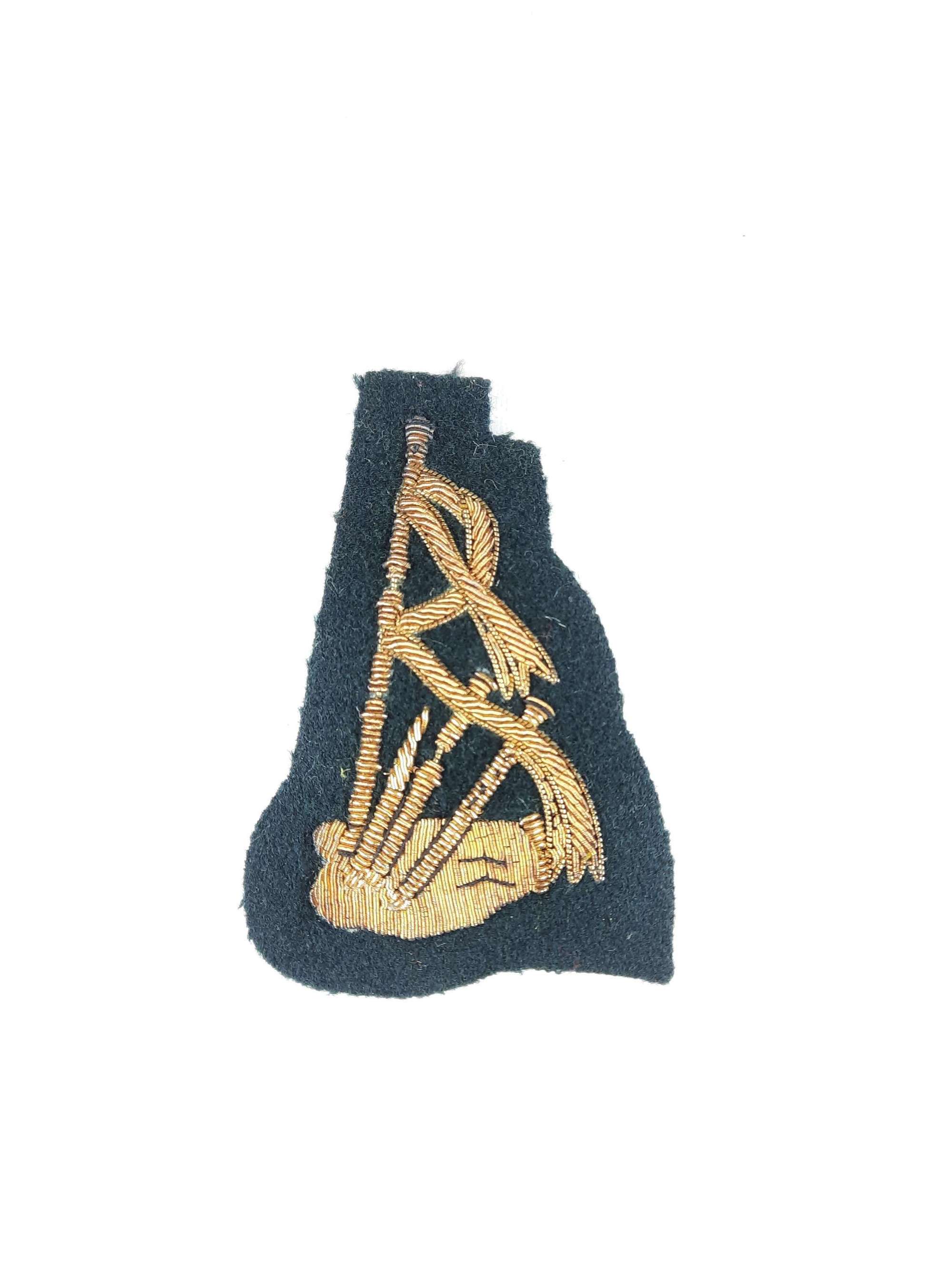 British Army Piper Sleeve Patch