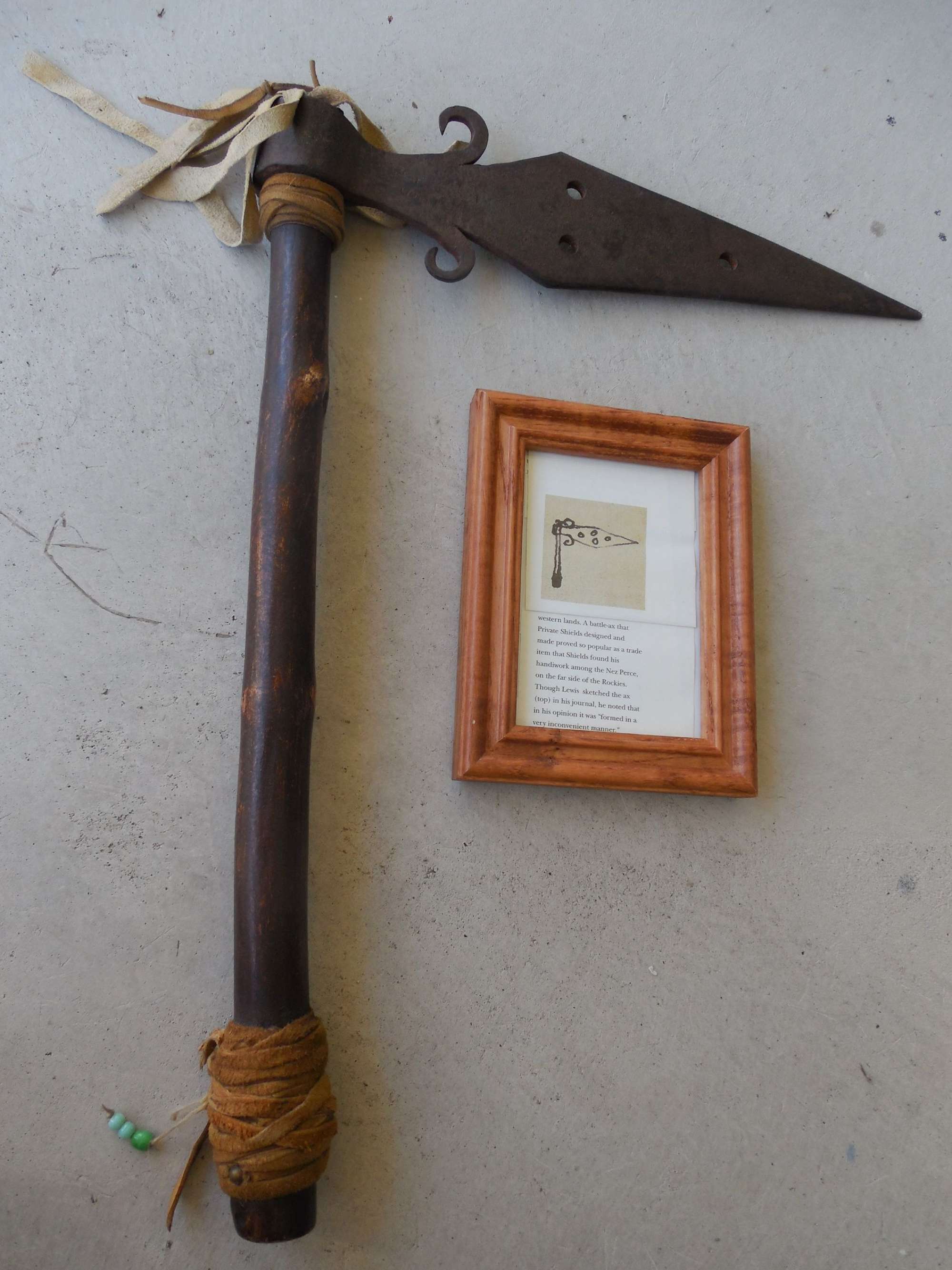 ﻿Historically Significant Lewis and Clark Expedition Spontoon Tomahawk