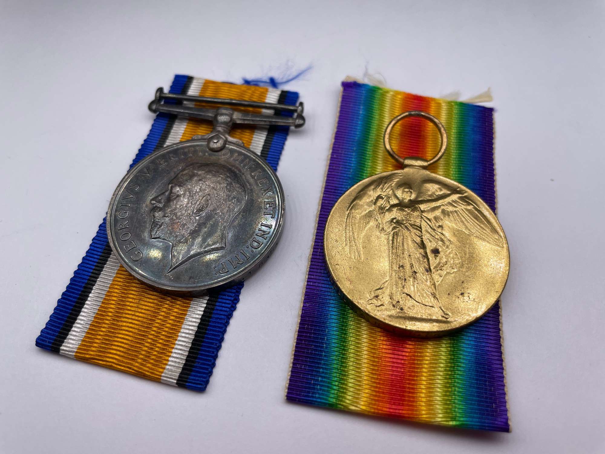 Original World War One Medal Pair, Vidler, Royal Navy