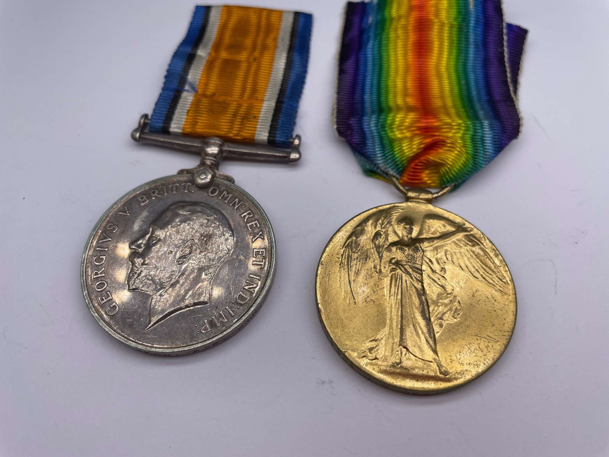 Original World War One Medal Pair, Behn, Royal Navy