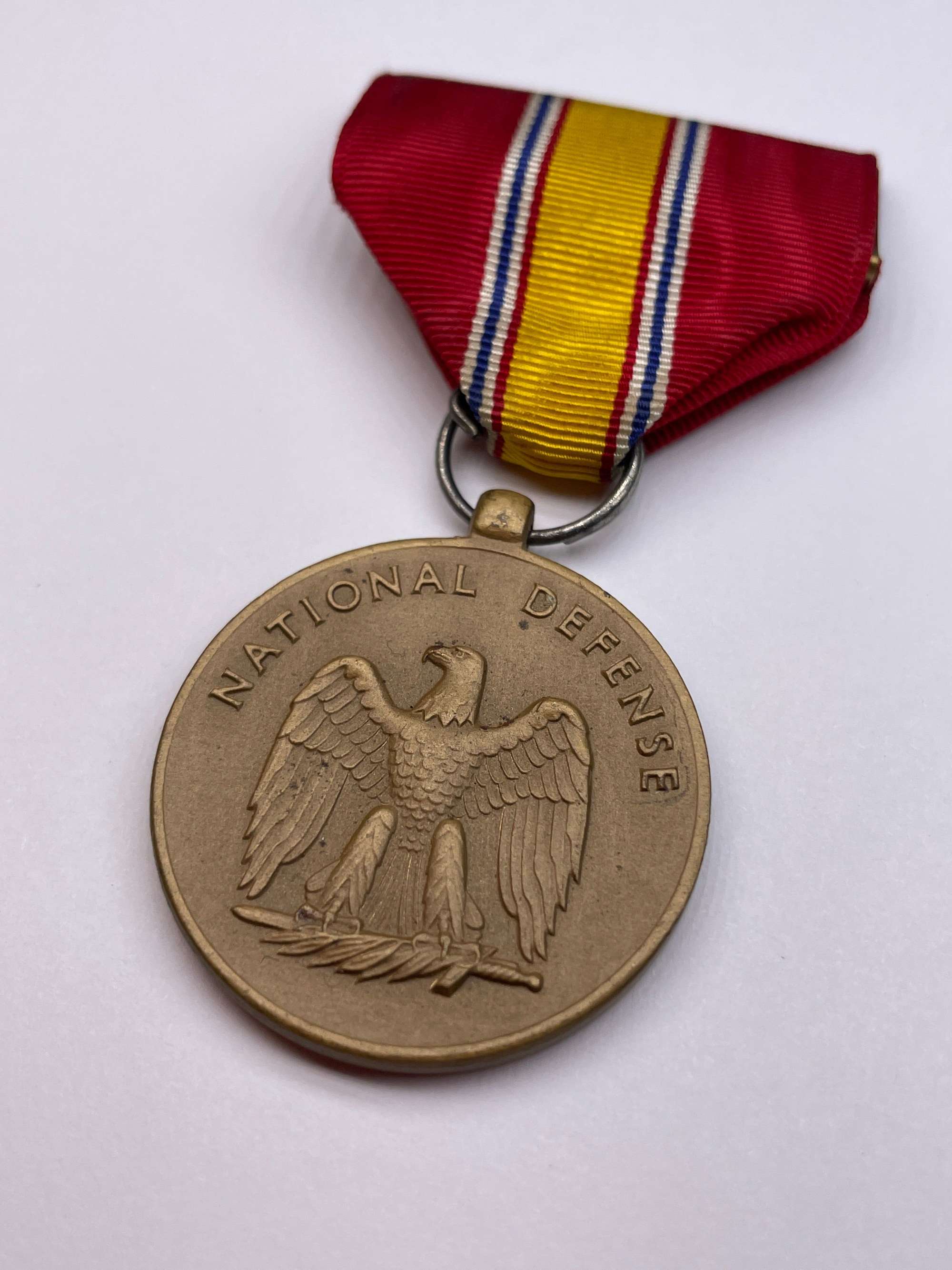Original Post World War Two American National Defence Medal