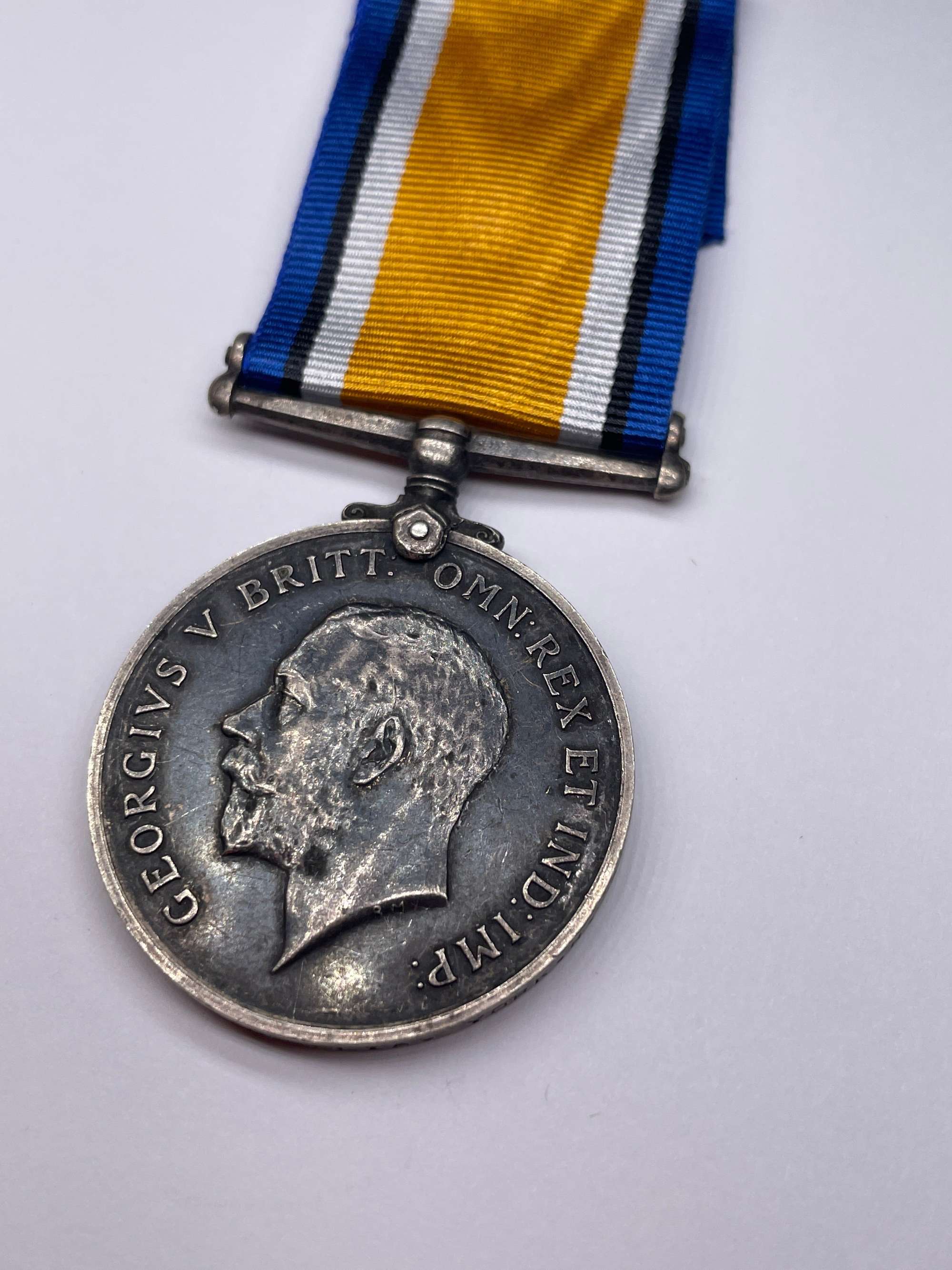 Original World War One British War Medal, Pte Melia, Yorkshire Regiment
