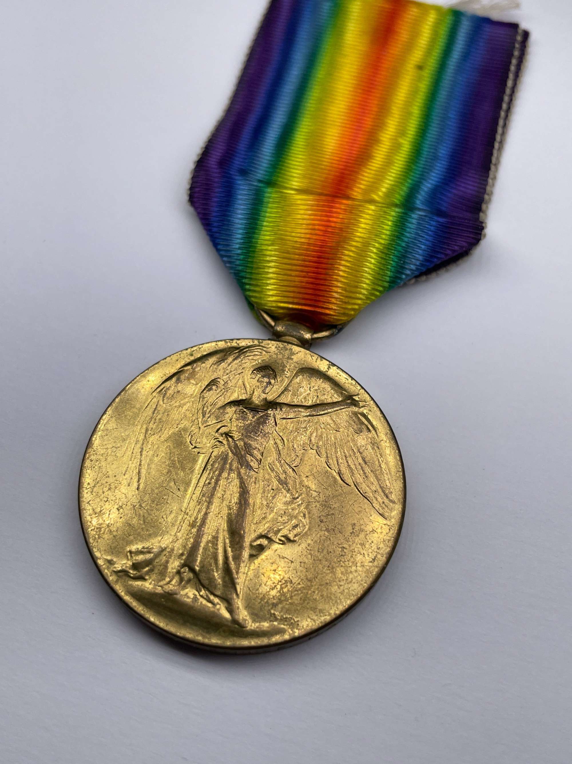 Original World War One Officer's Victory Medal, 2/Lt Fenner, Royal Air Force