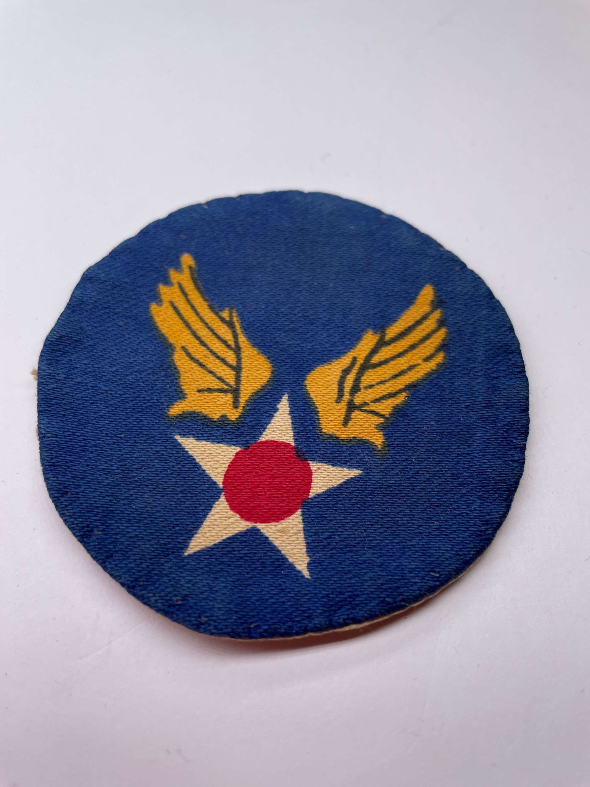 Original World War Two American Army Air Force Patch, Rubberised/Printed on Canvas