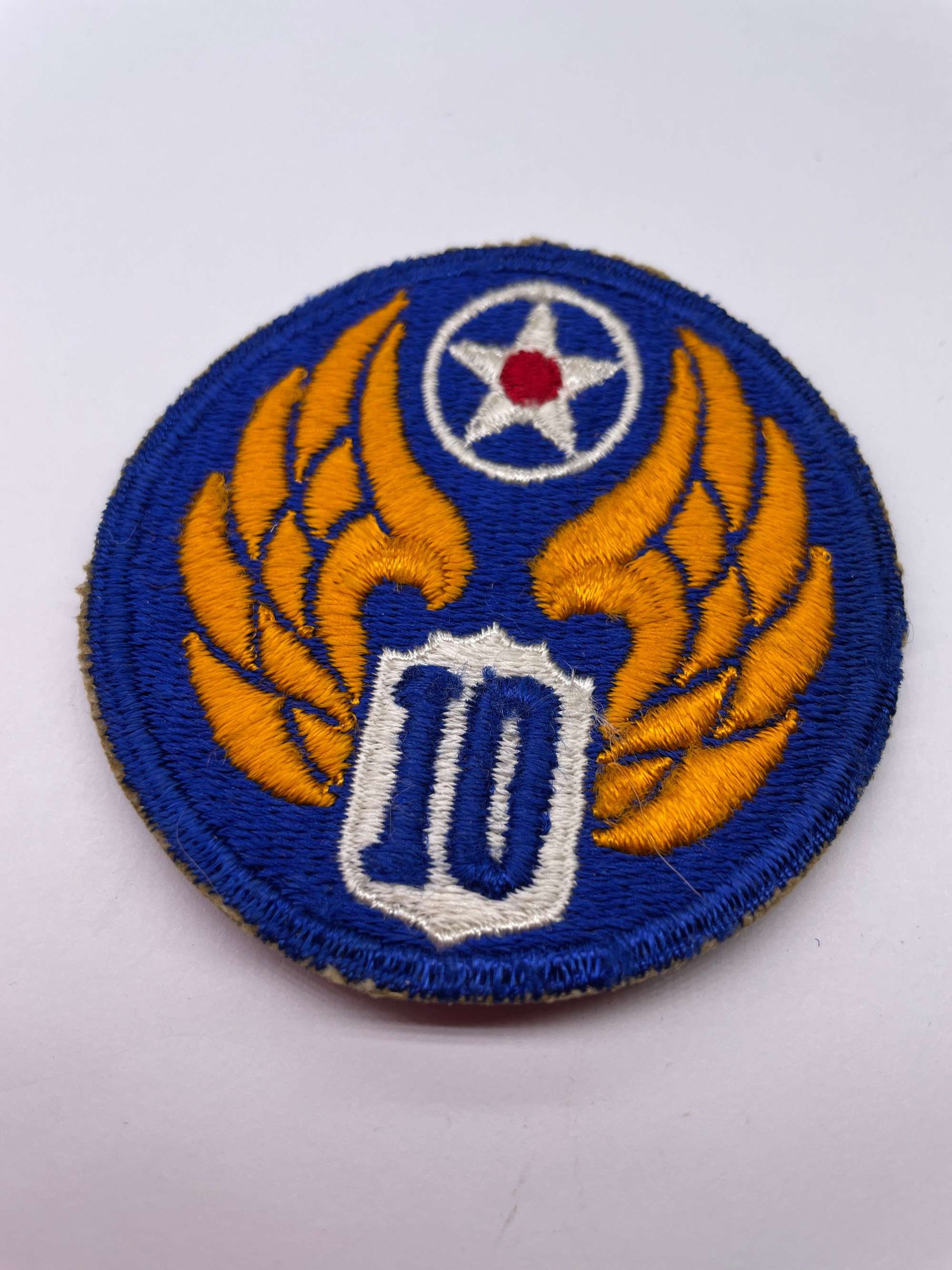 Original World War Two American 10th Army Air Force Patch