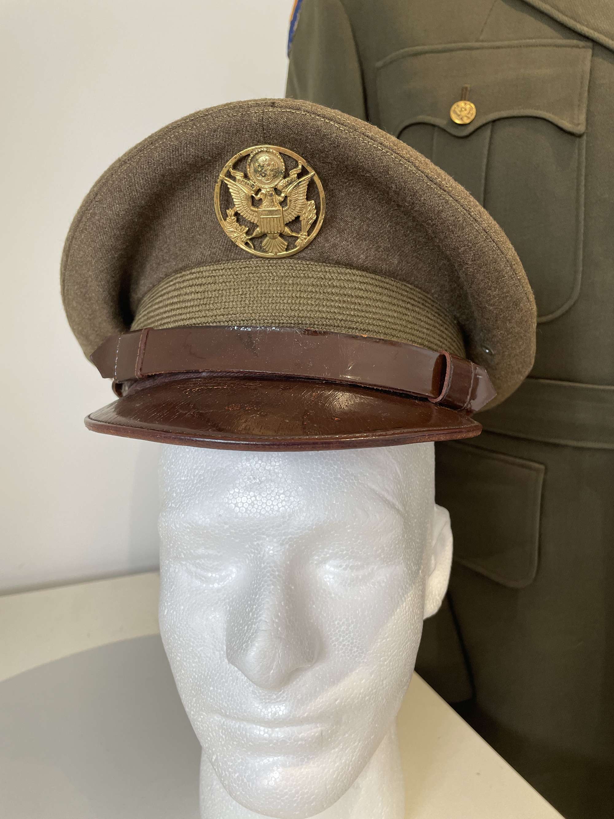 Original American Korean War Era, Enlisted Man's Visor Cap