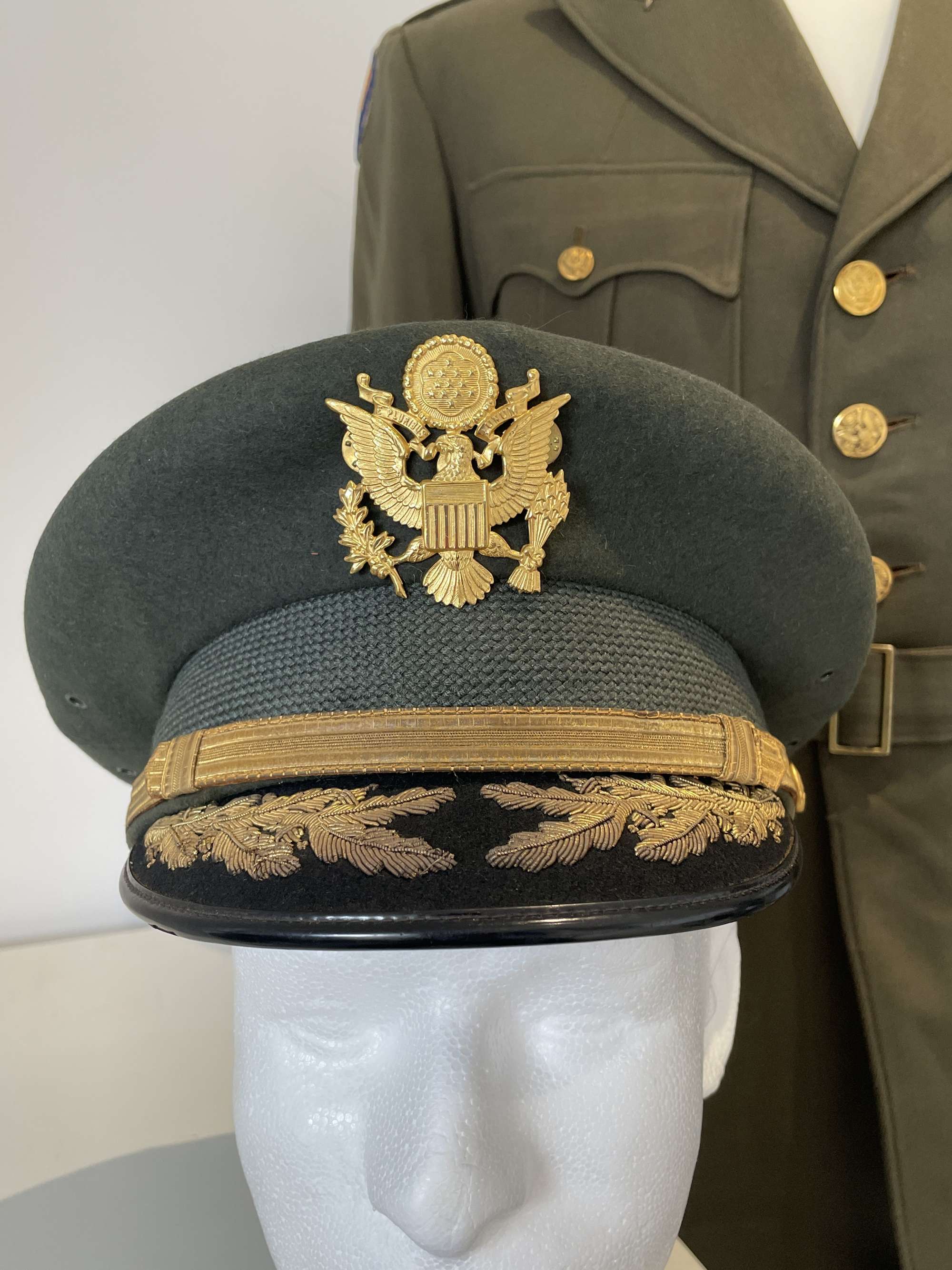 Original American Vietnam War, Senior Officer's Visor Cap, Size 7 3/8