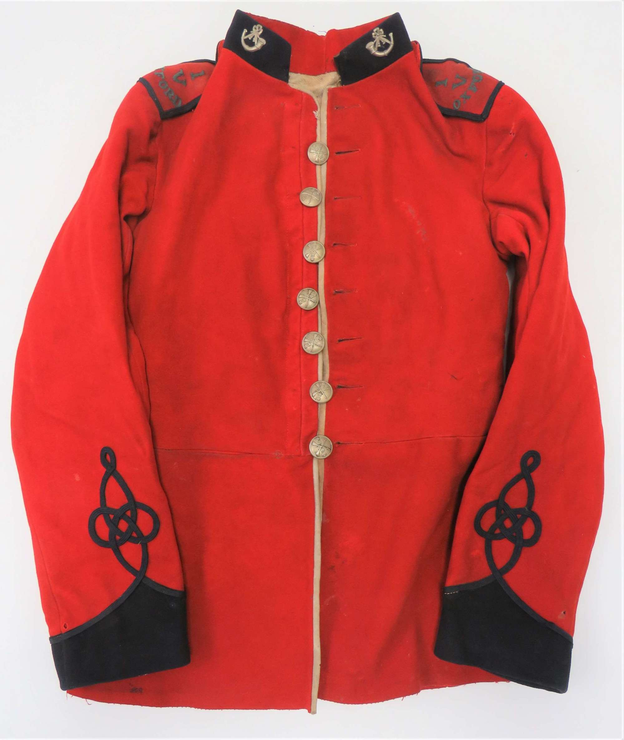 Victorian 1st Volunteer Battalion Oxford Regiment Scarlet Tunic