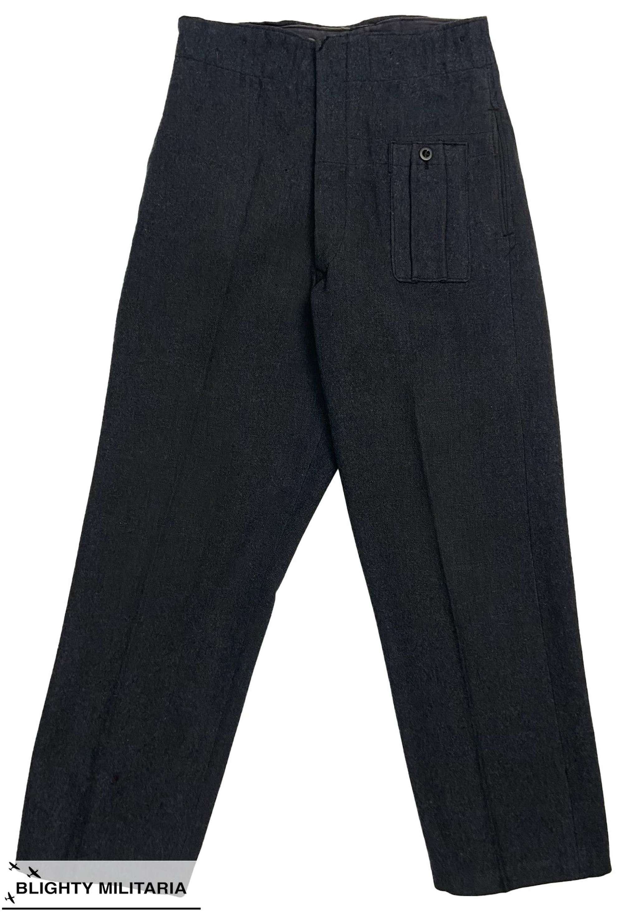 Original 1945 Dated RAF War Service Dress Trousers - Size 11