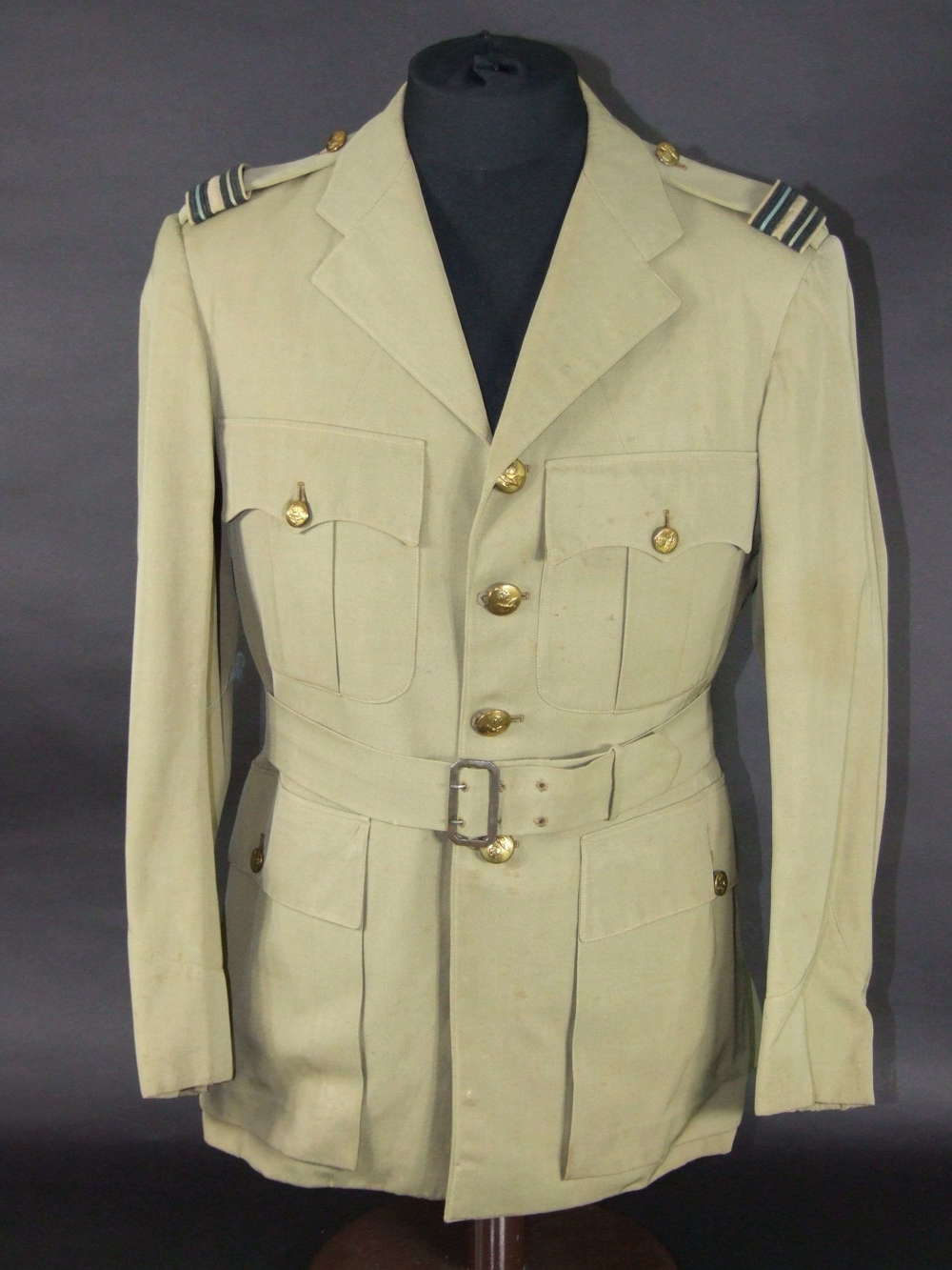 RAF Officer's King's Crown Khaki Drill Tunic