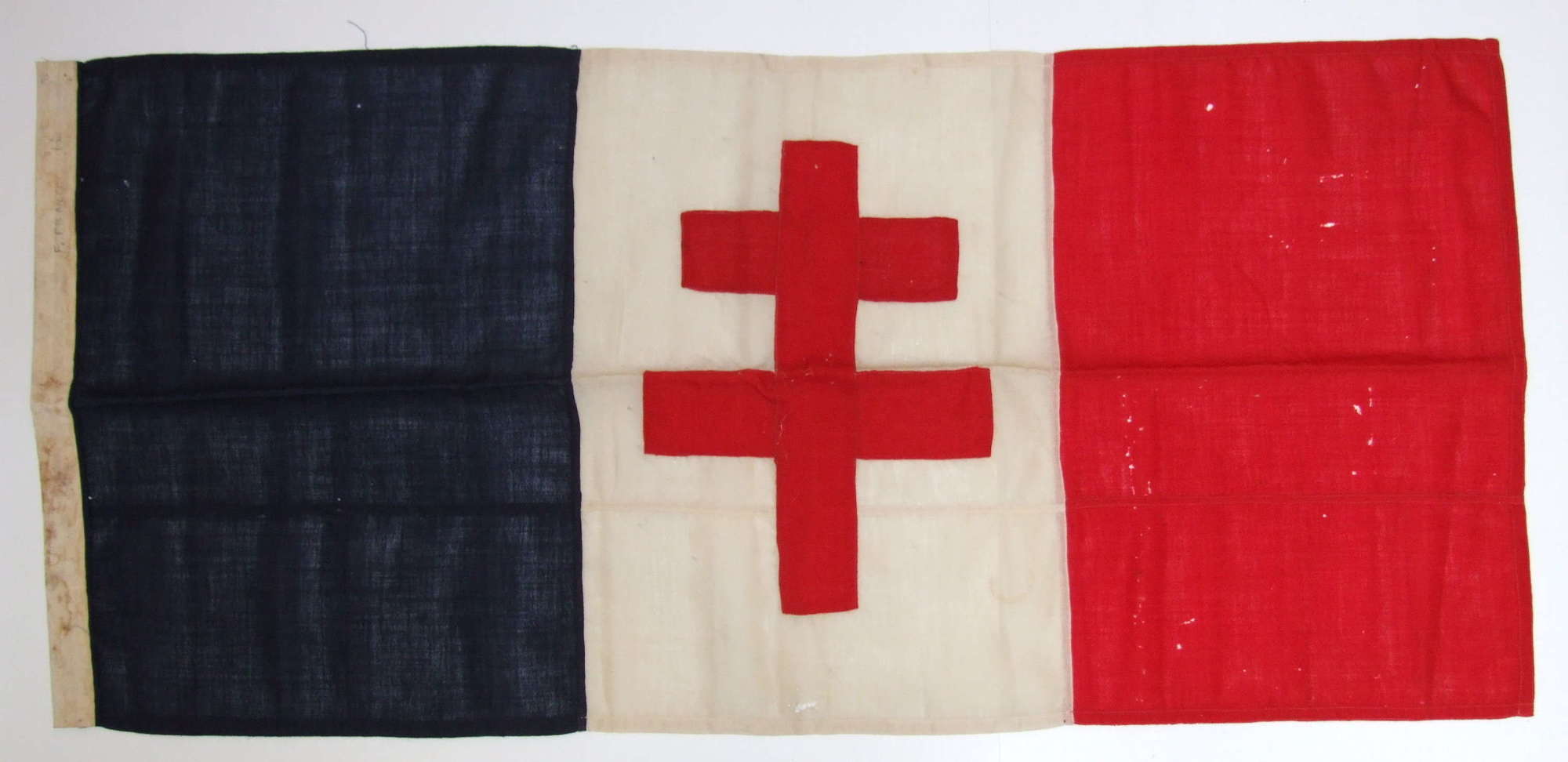 WW2 Free French Forces Flag - Croix de Lorraine