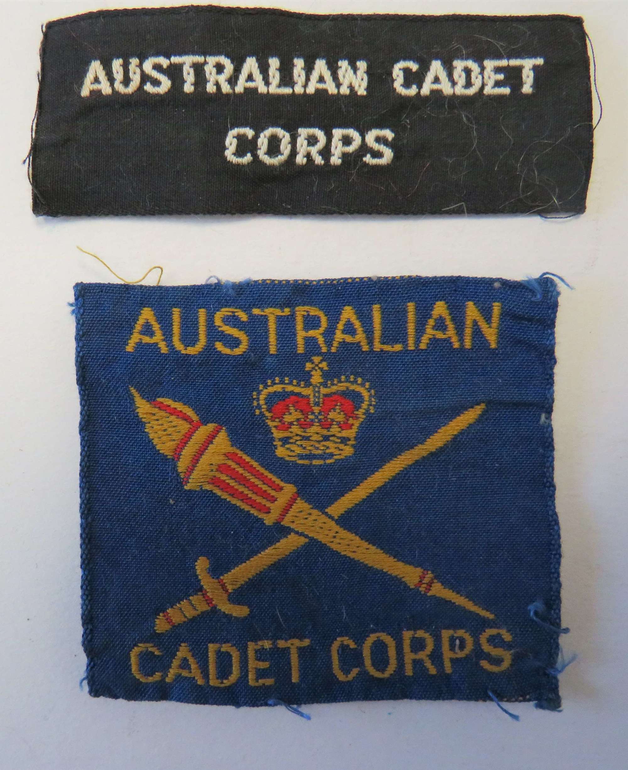 Post War Australian Cadet Corps Badge Set