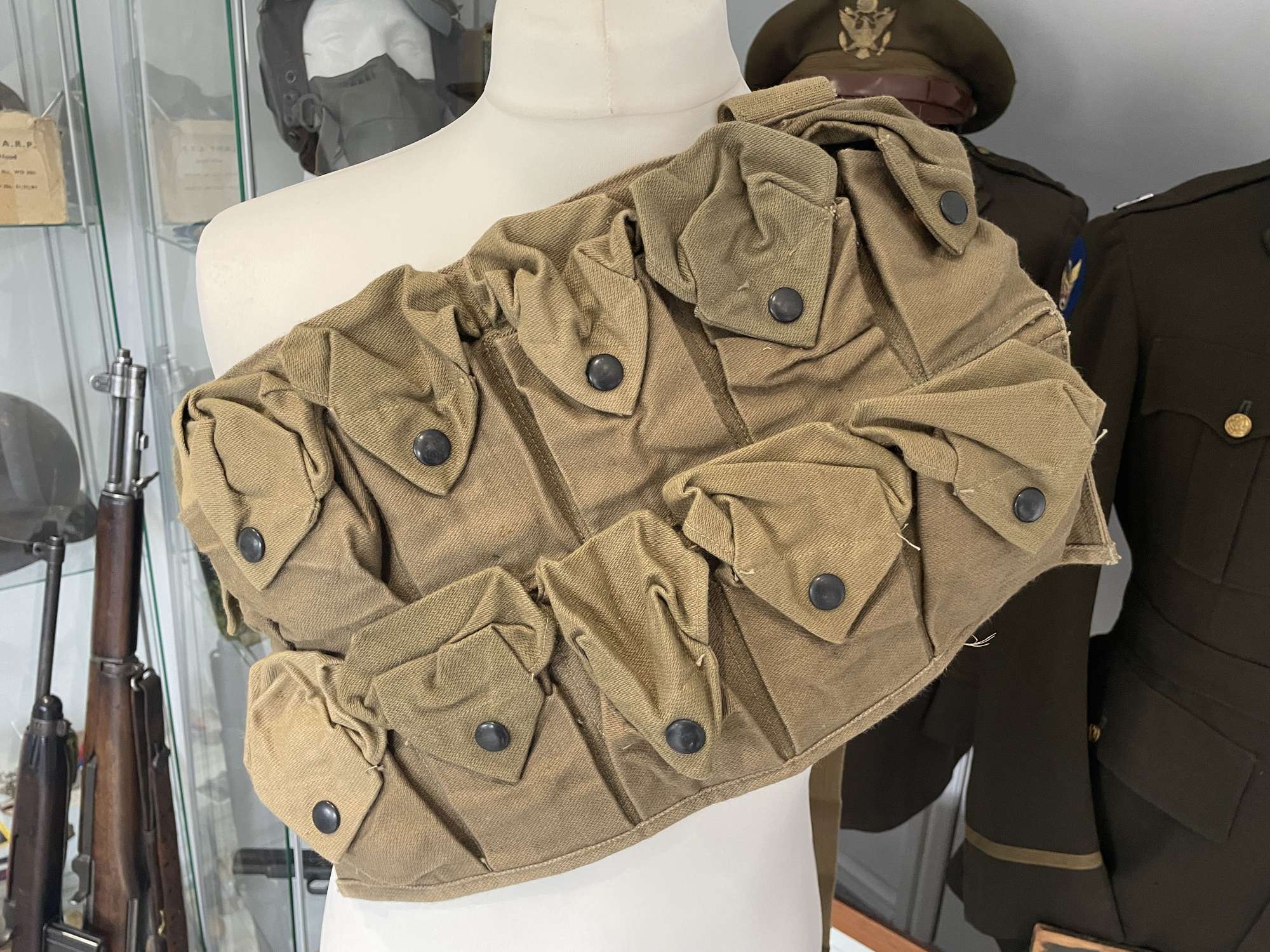 Original American US World War One Era 11 Pocket Grenade Vest