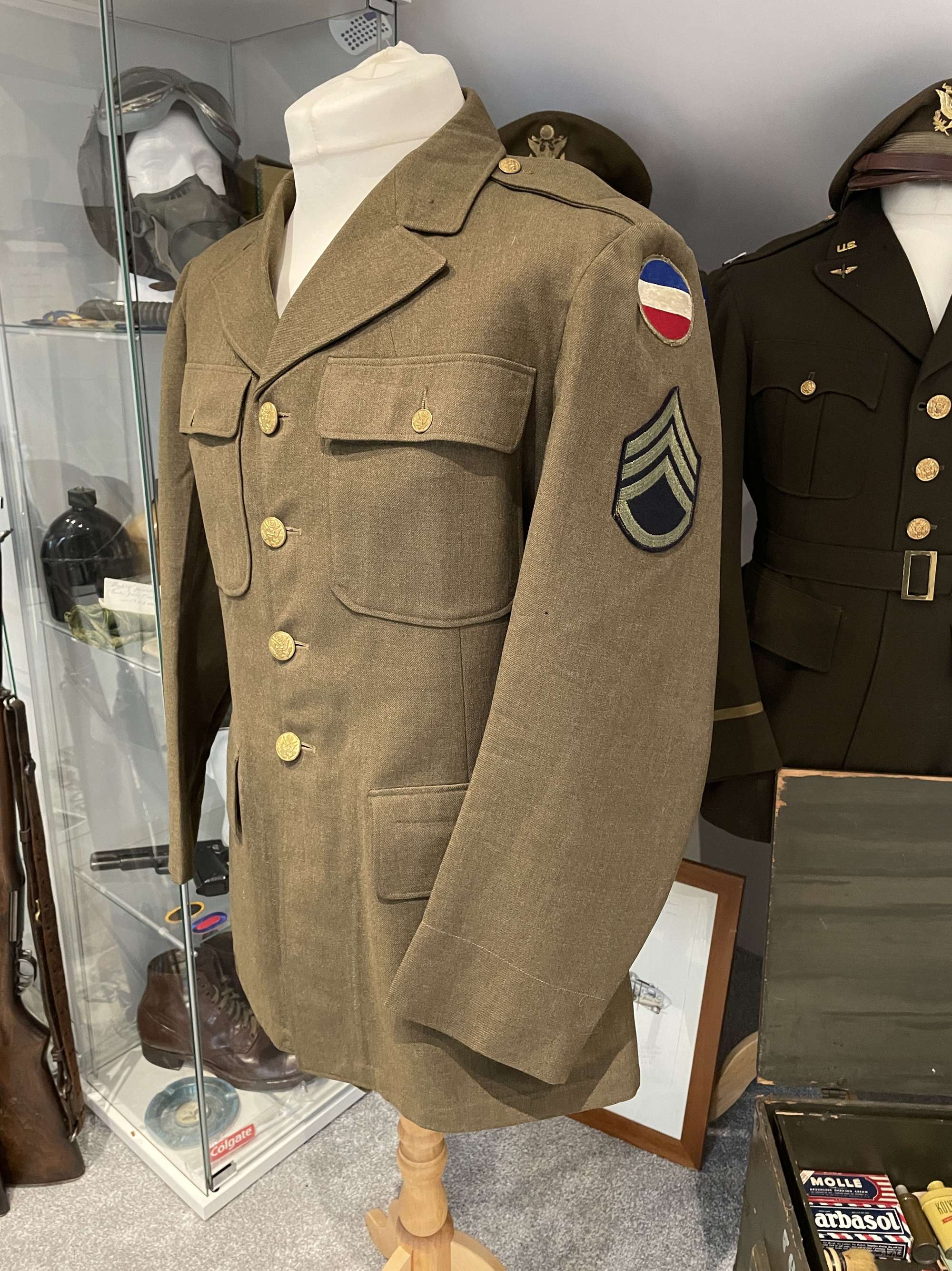Original American World War Two Era, Enlisted Man's Class A Tunic, Size 42