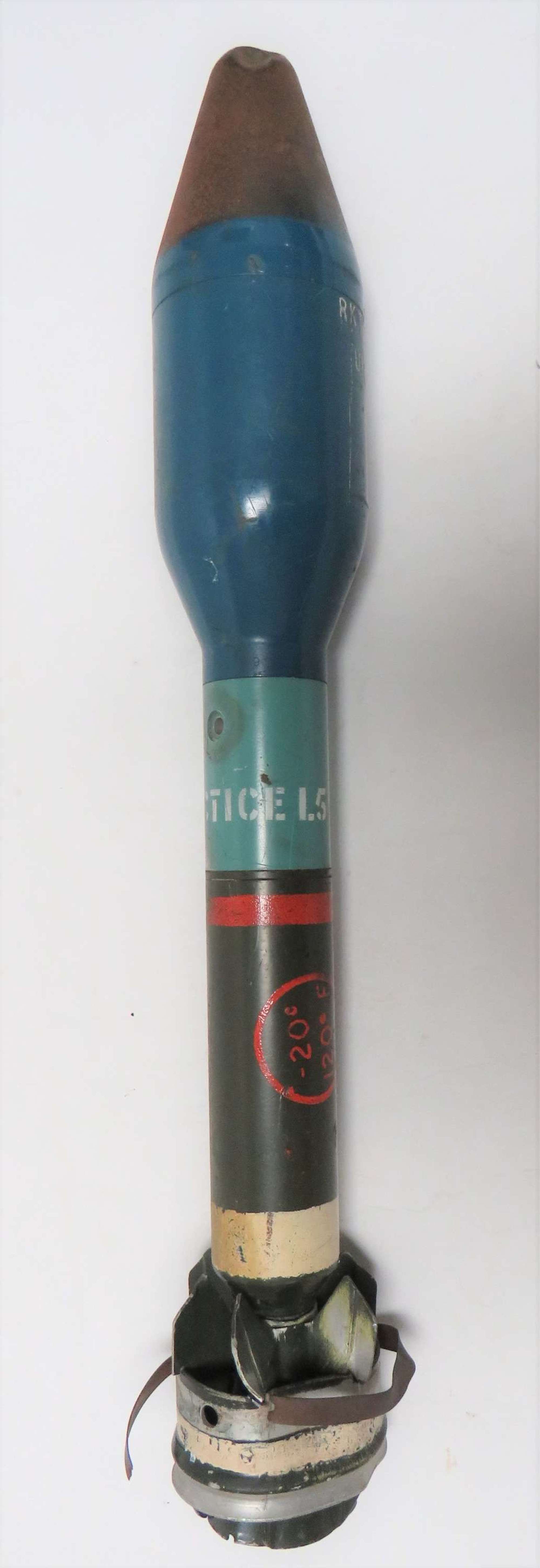 Scarce 3.5 inch 1950s L5 Mk2 Inert Practice Rocket
