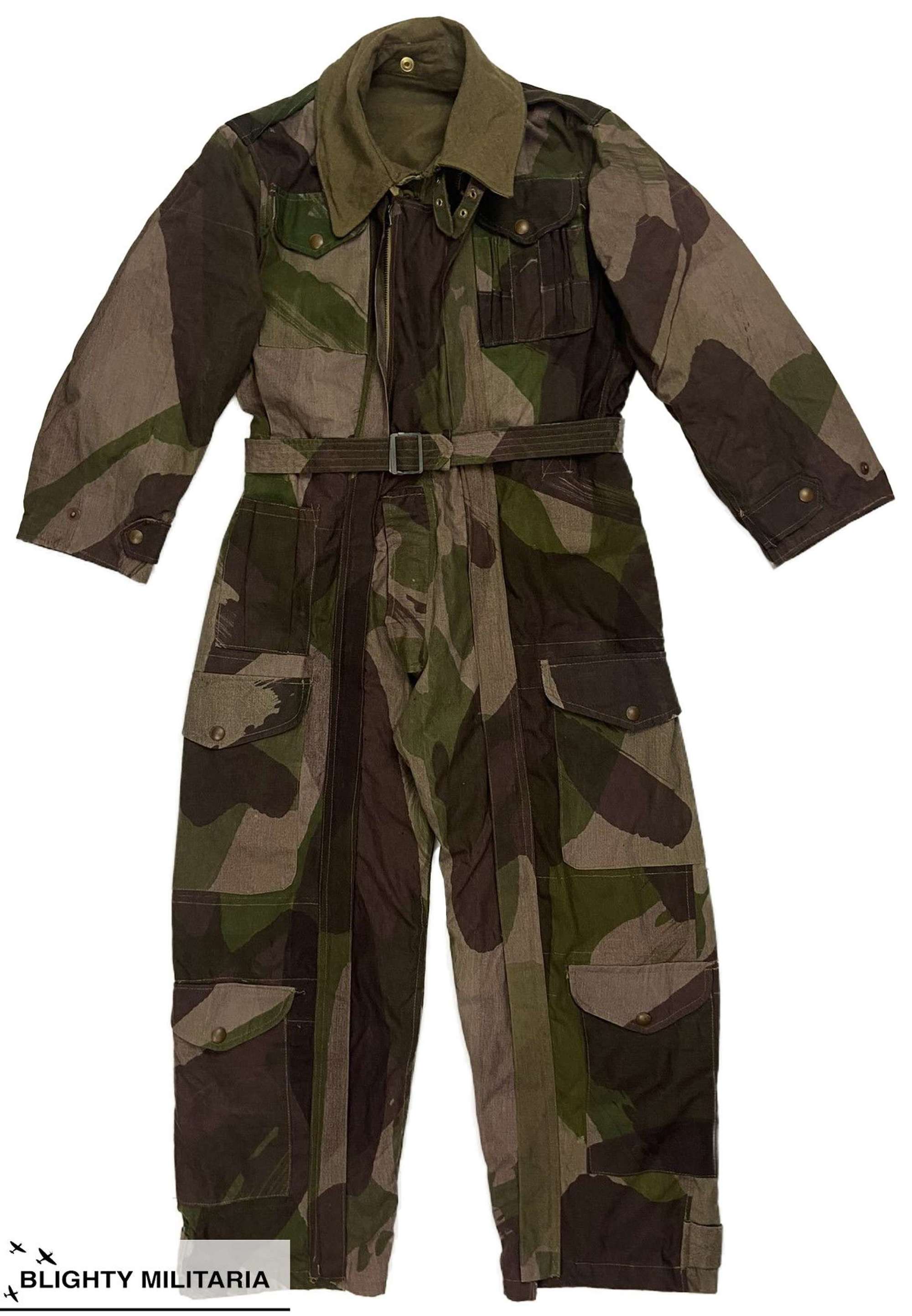 Original 1945 Dated British Army Camouflage Tank Suit - Size 1