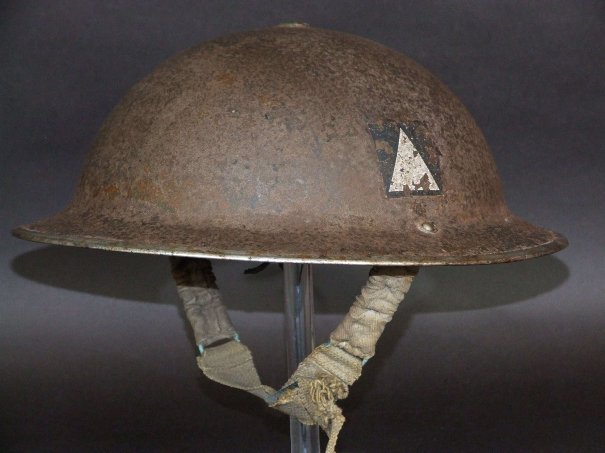 British Mk11 Helmet. 1st Division Dunkirk