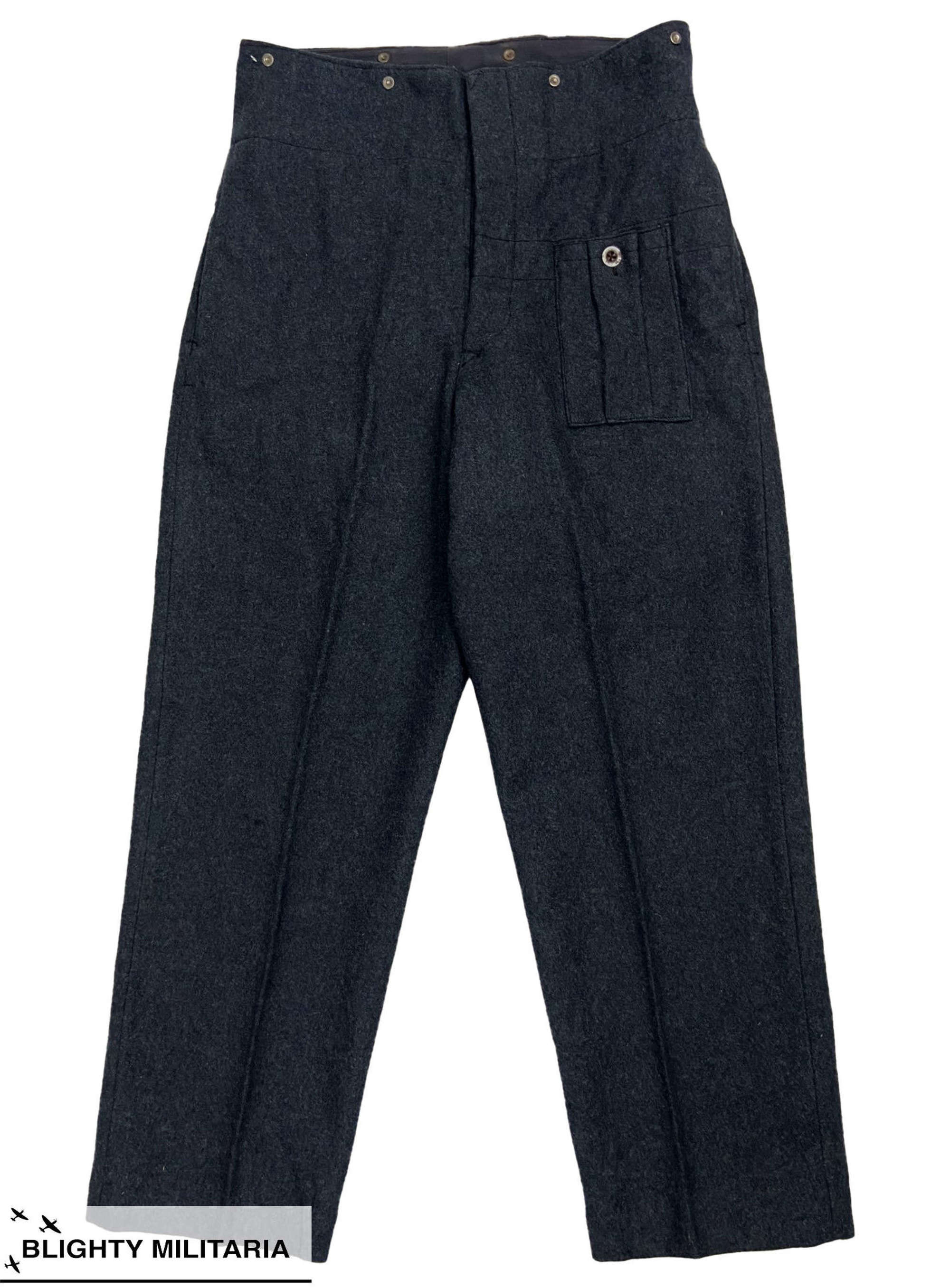 Original 1943 Dated RAF War Service Dress Trousers - Size 6