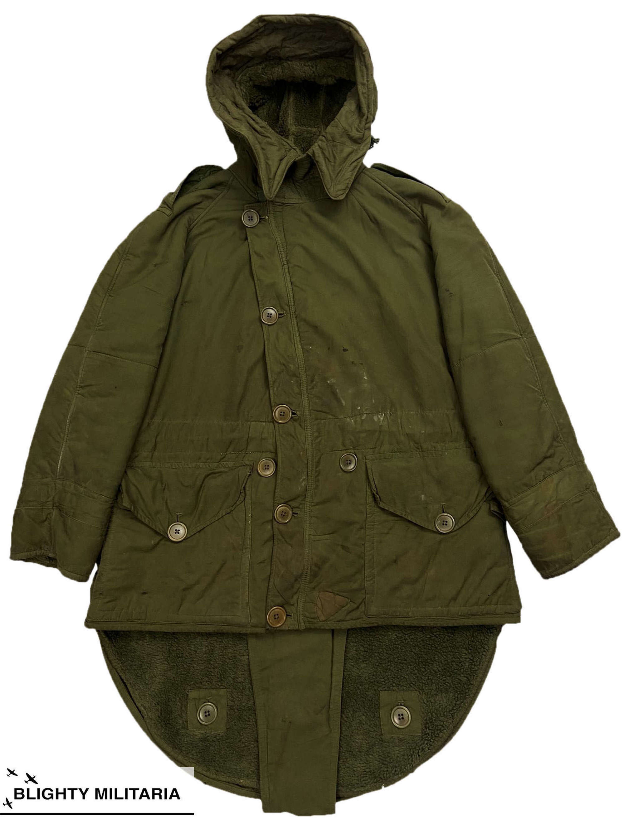 Scarce Original Early 1950s British Army First Pattern Middle Parka