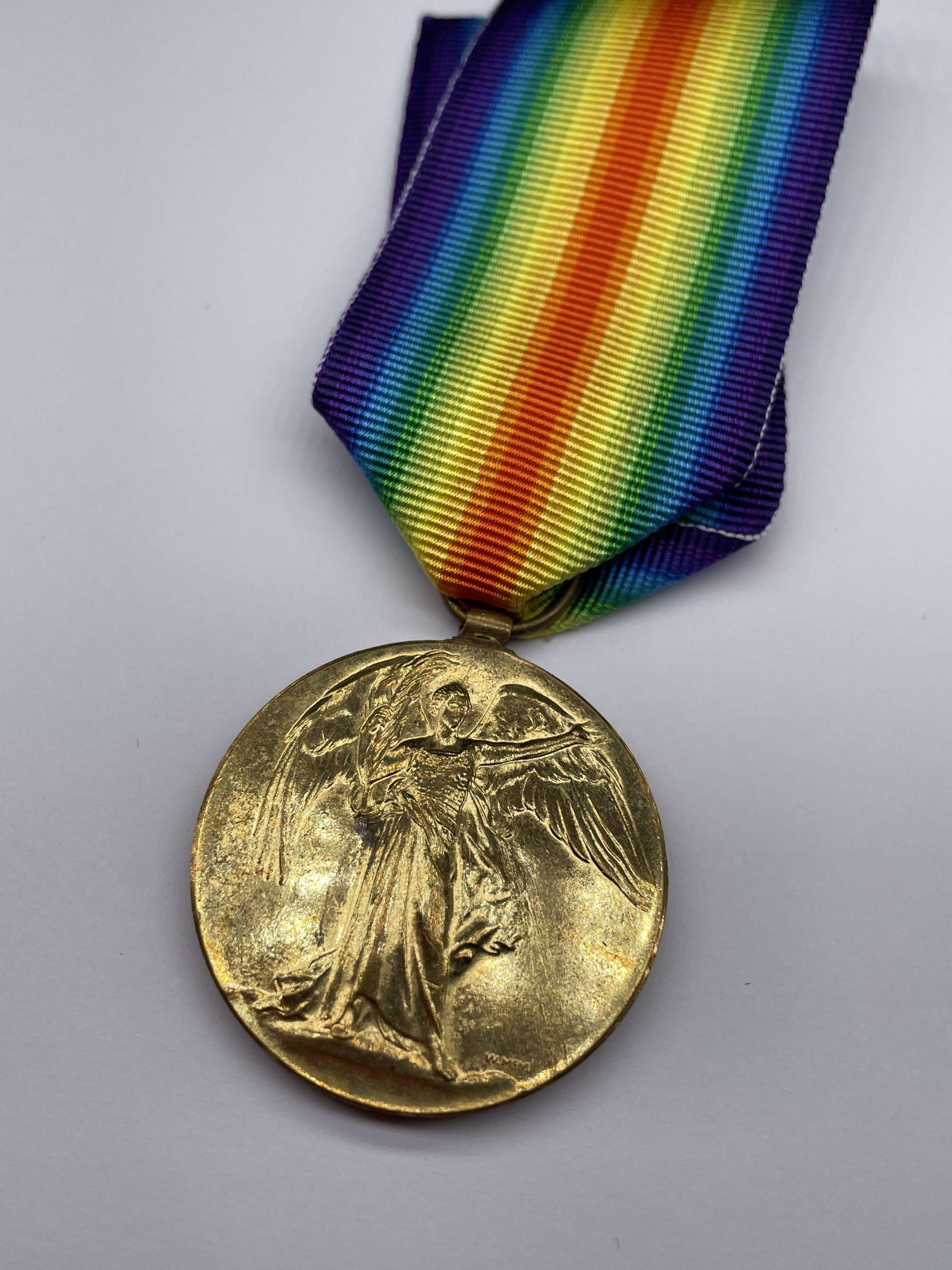 Original World War One Victory Medal, Pte Premont, 16th London and 17th/13th Gloucester R.