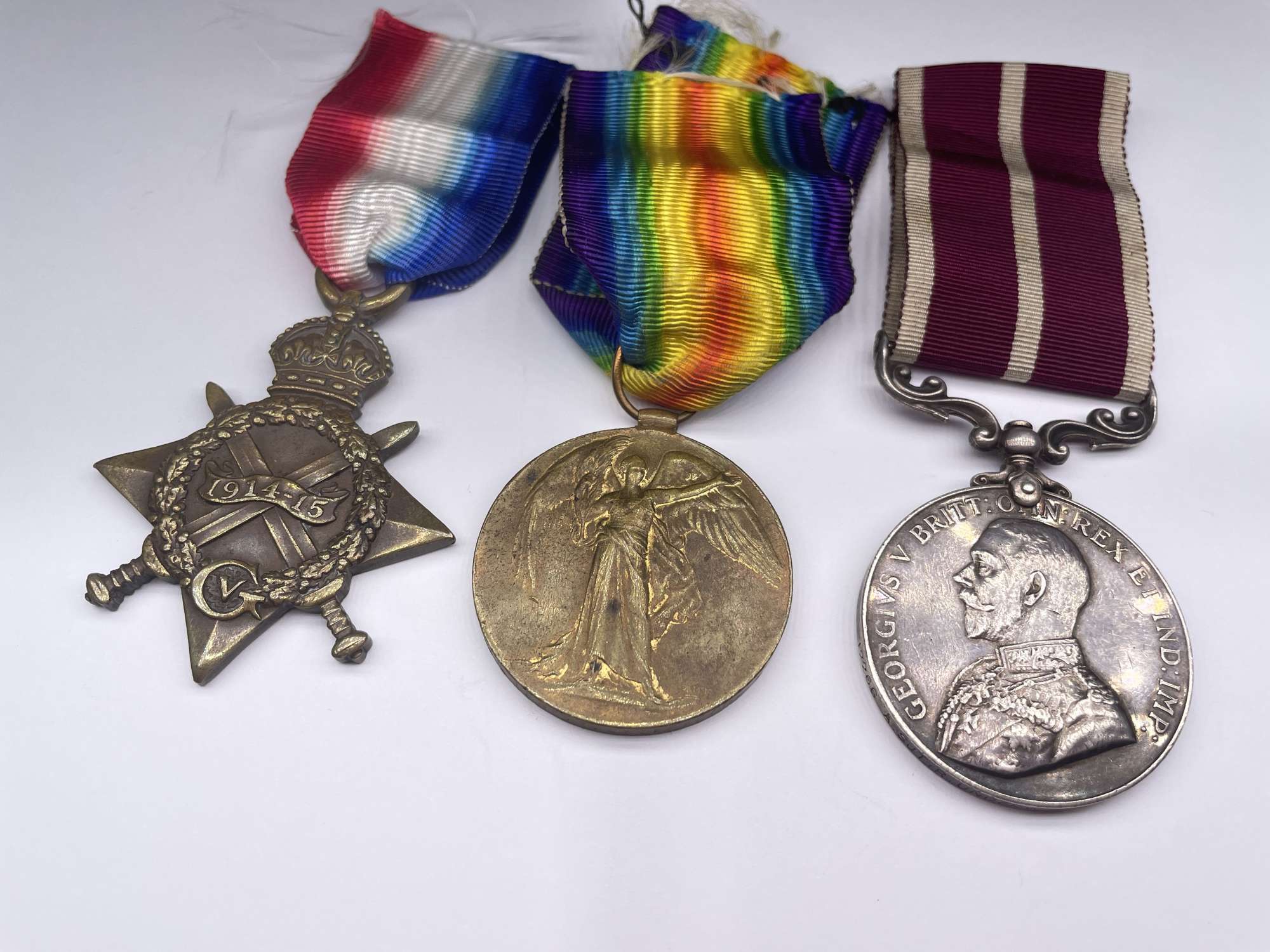 Original World War One Medal Group, with Meritorious Service Medal, Pte. Underwood