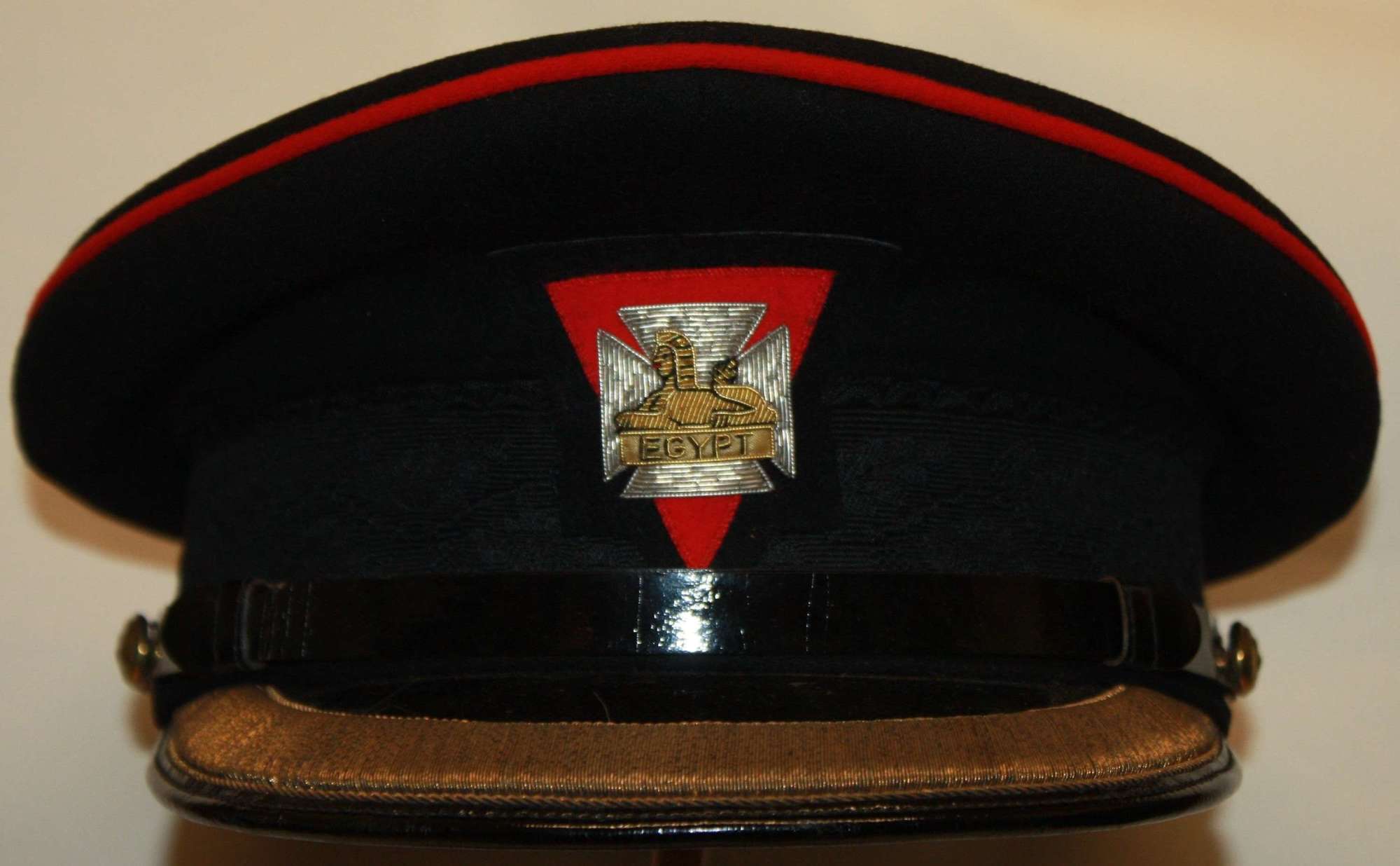 A EARLY POST 1952 GLOSTERSHIRE REGT OFFICERS CAP  BOXED EXAMPLE