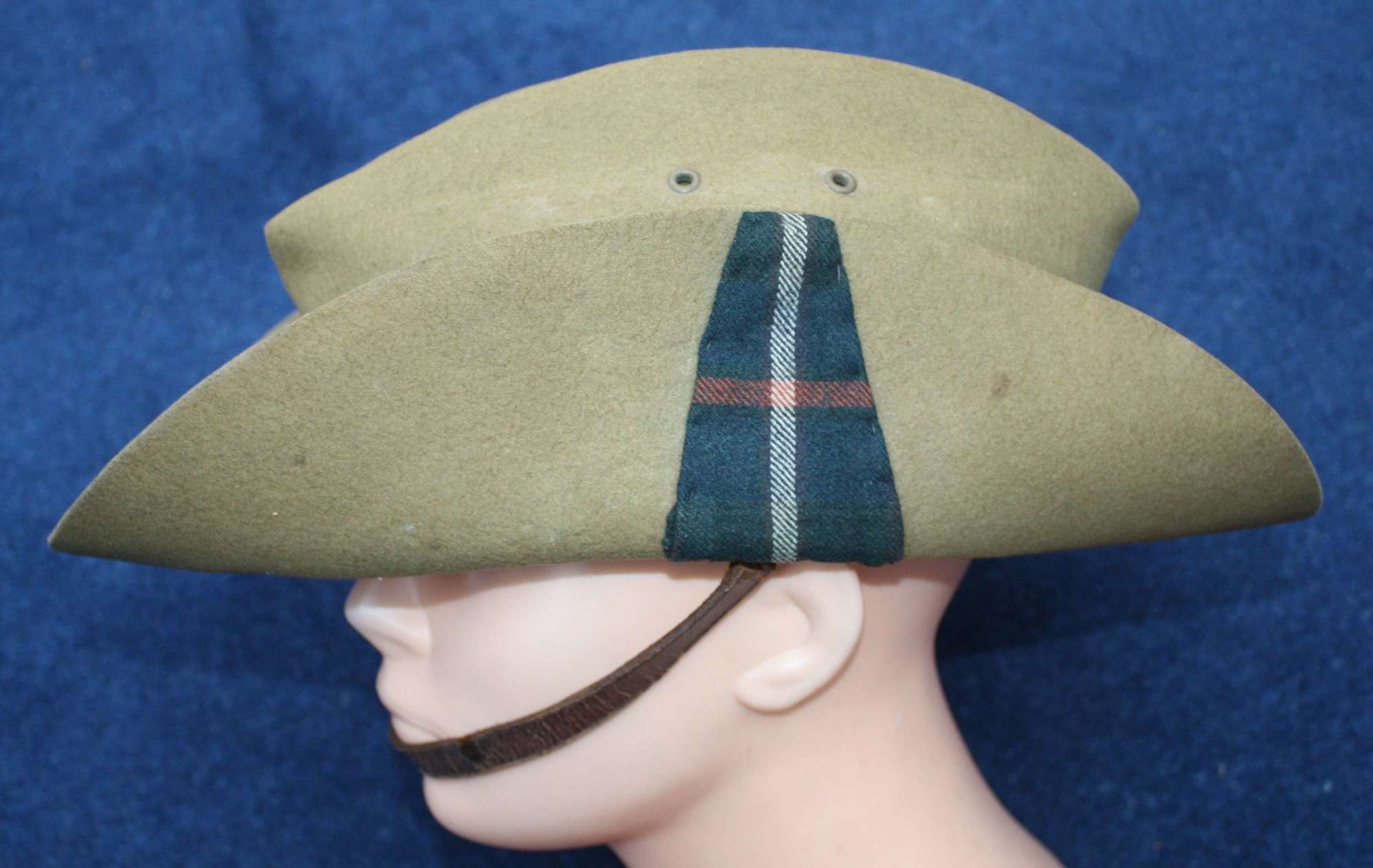 1942 Dated British Made Slouch Hat. Size 7. Highland Light Infantry