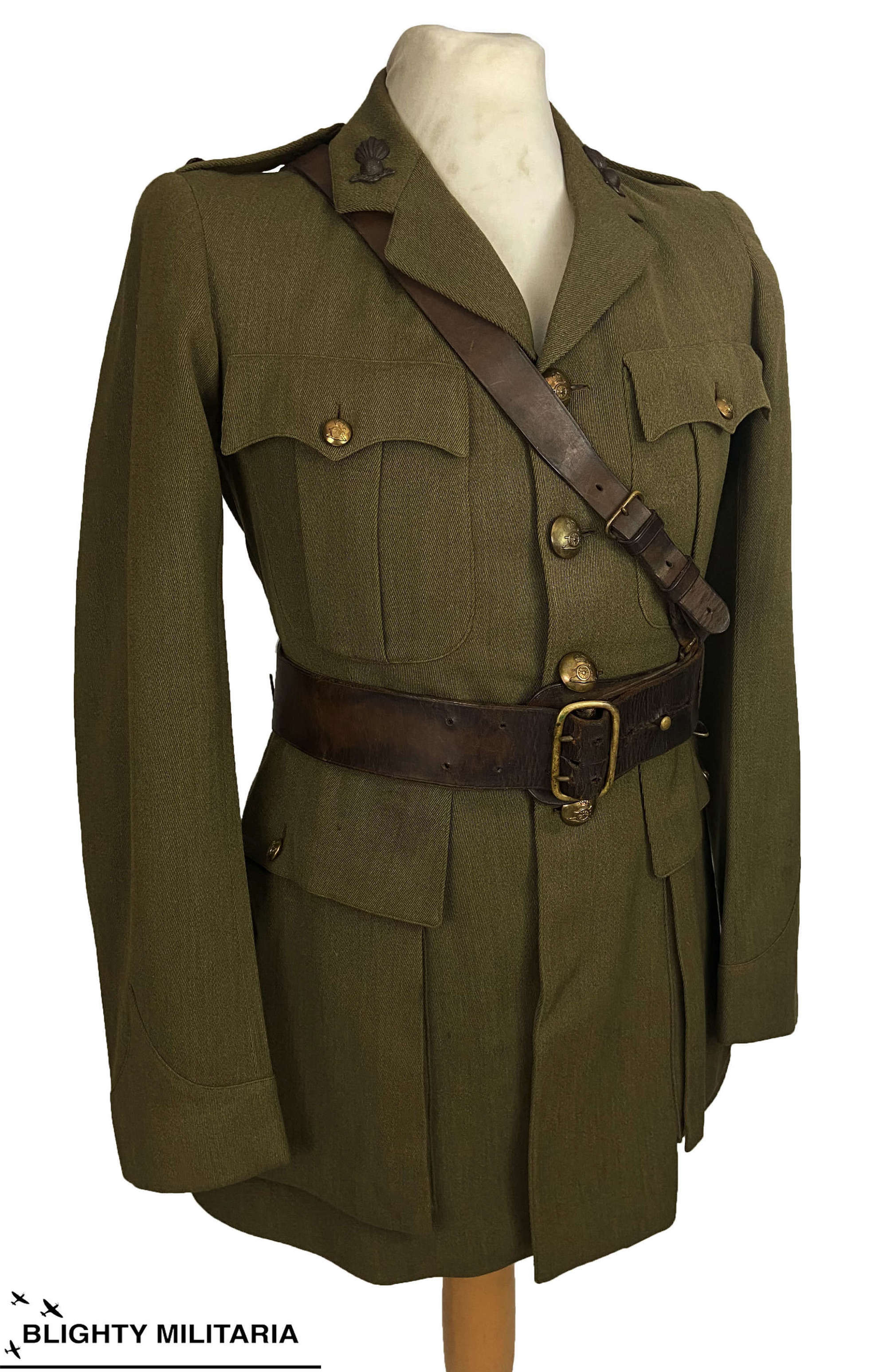 Original Great War British Army Officer's Tunic - Second Lieutenant