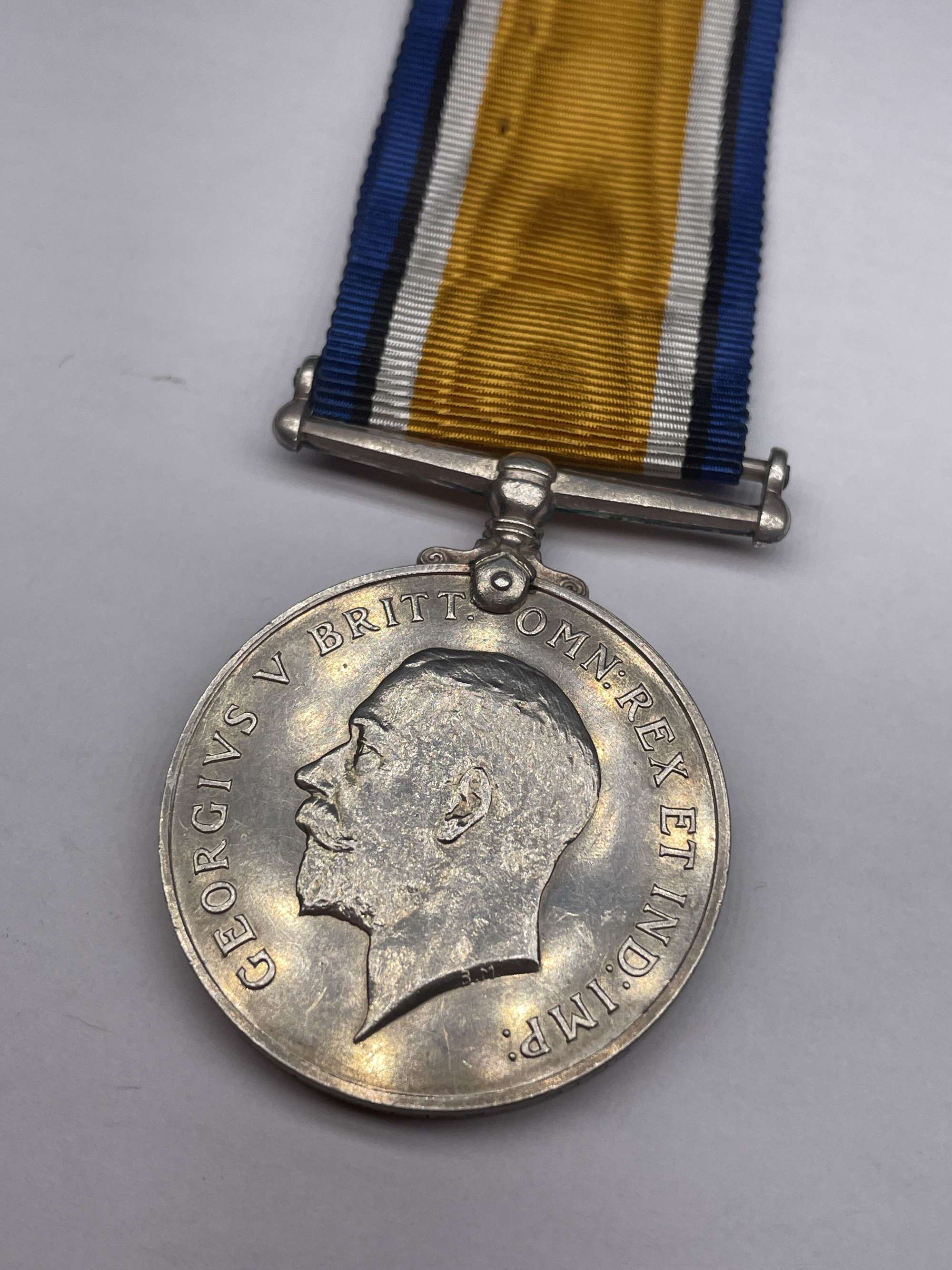 Original World War One British War Medal, Pte Mayhew, Middlesex R., Killed in Action