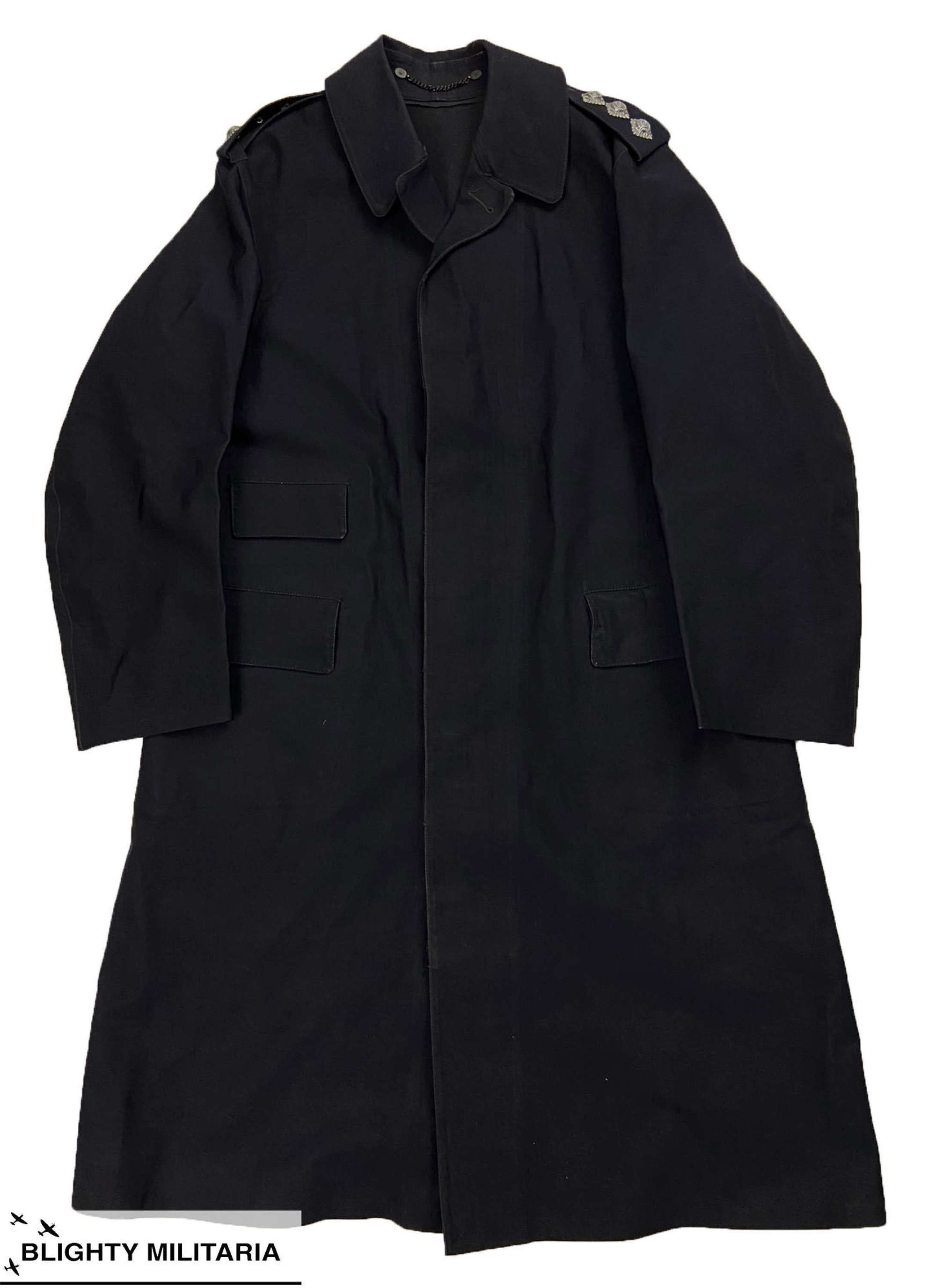 Original 1940s British Police Chief Inspector's Macintosh Raintcoat
