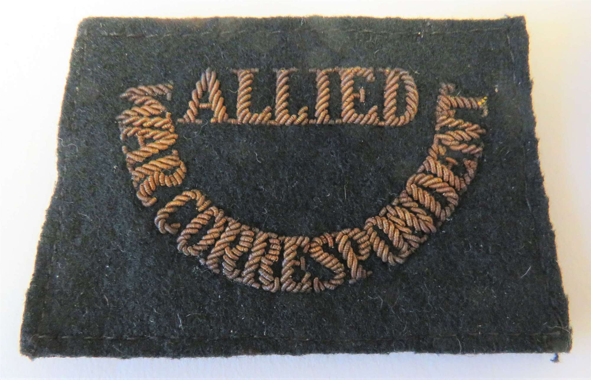 WW2 Allied War Correspondent Slip on Shoulder Title