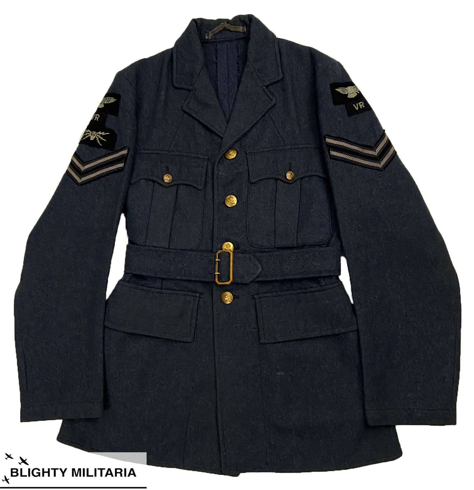 Original WW2 RAF Ordinary Airman's Corporal's Tunic - Cpl Broomhead