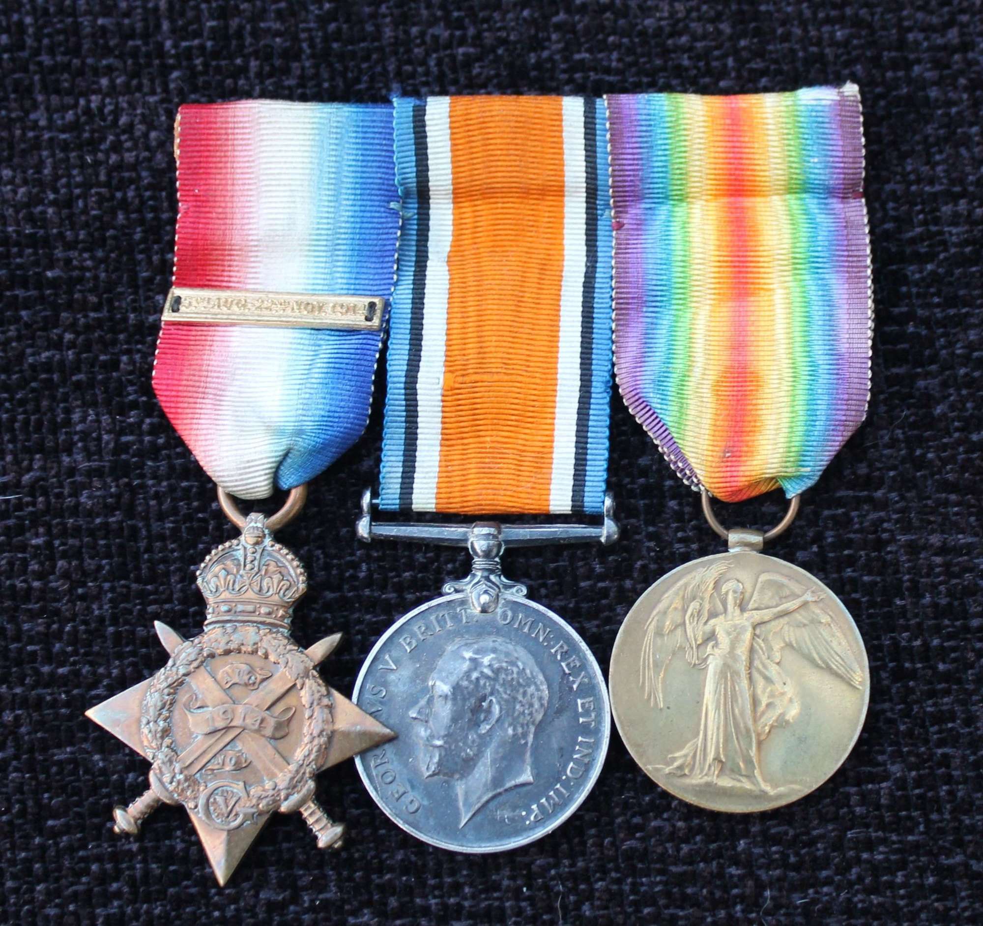 1914 Star Trio To An Officer