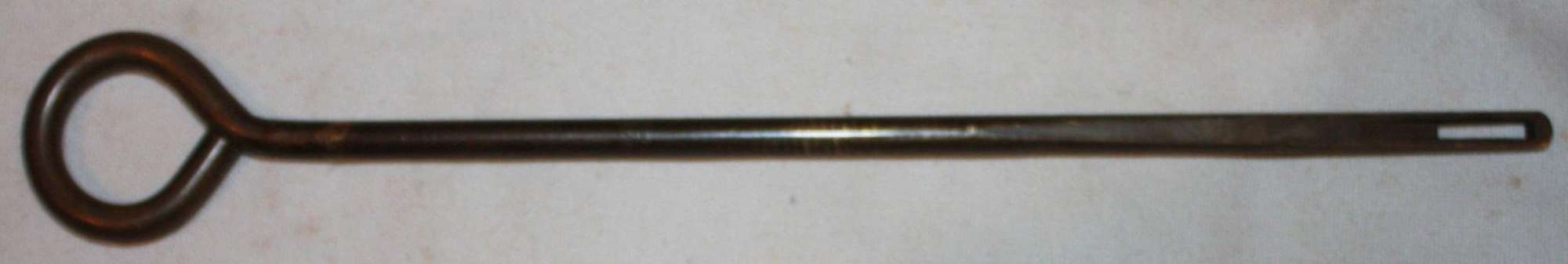 A GOOD MARKED PISTOL CLEANING ROD MADE BY PARKER AND HALE