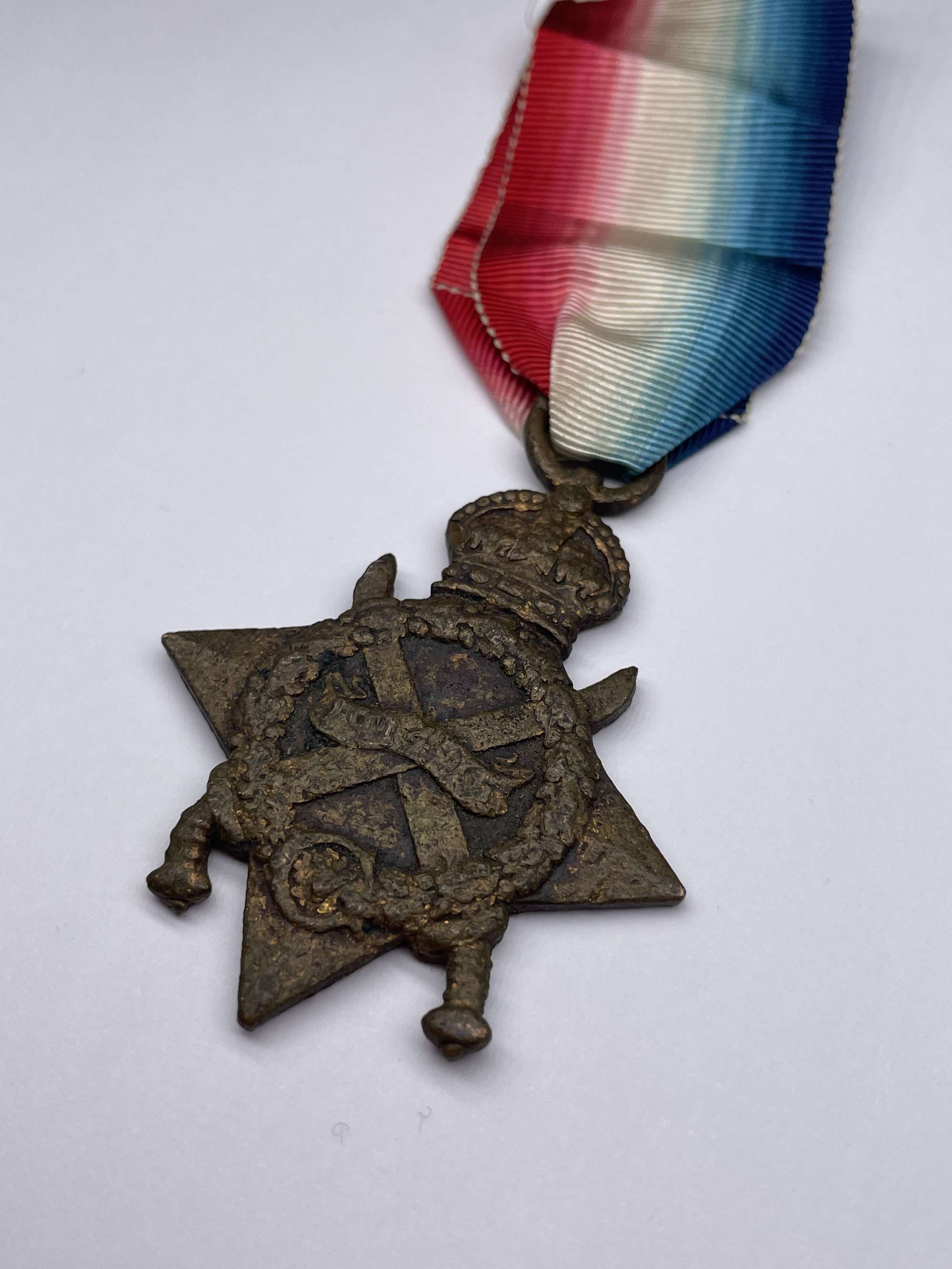 Damaged Original World War One 1914/15 Star, Pte. Mays, 5th Canadian, Killed In Action