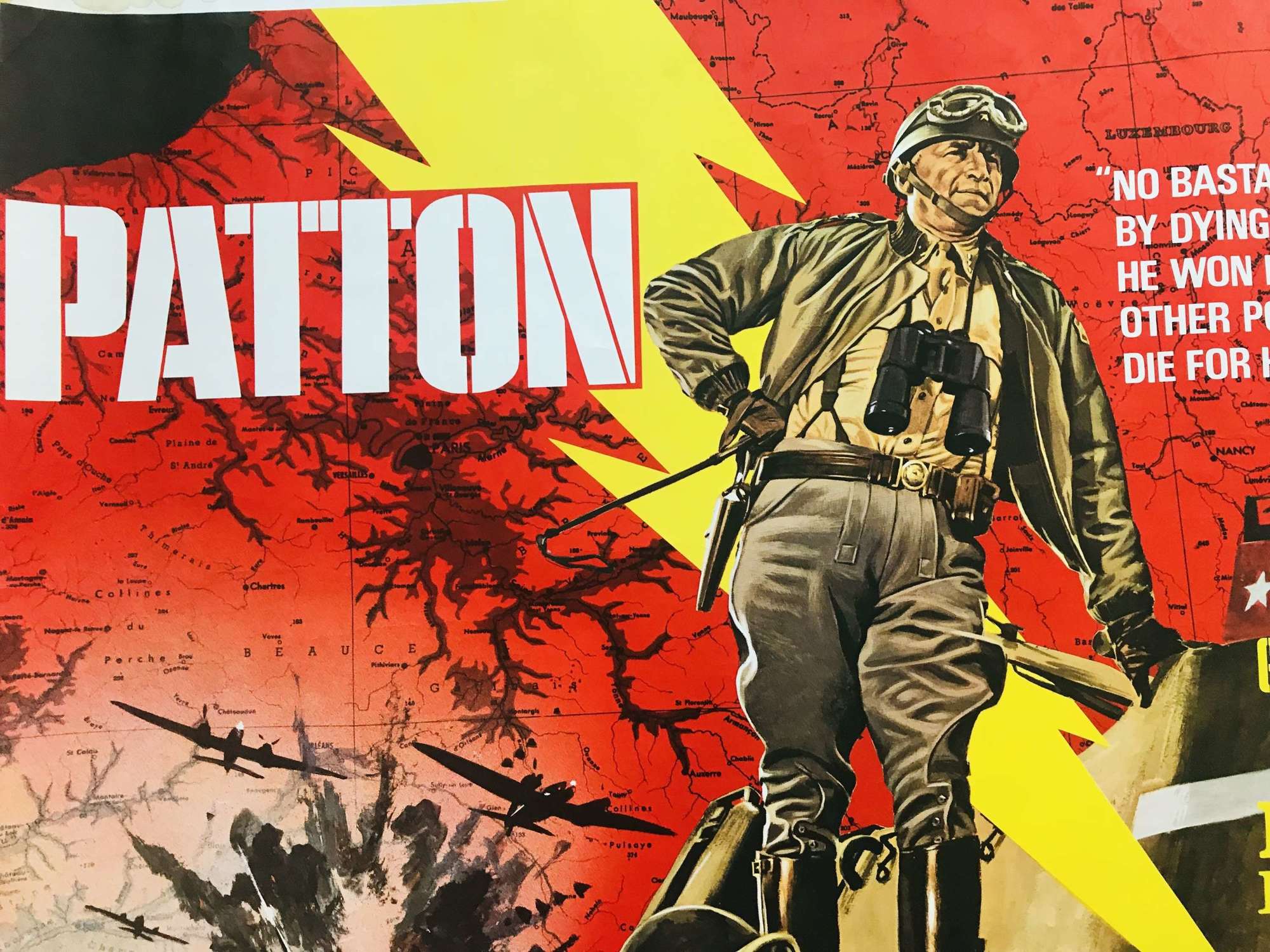 Patton 1970 film poster British quad