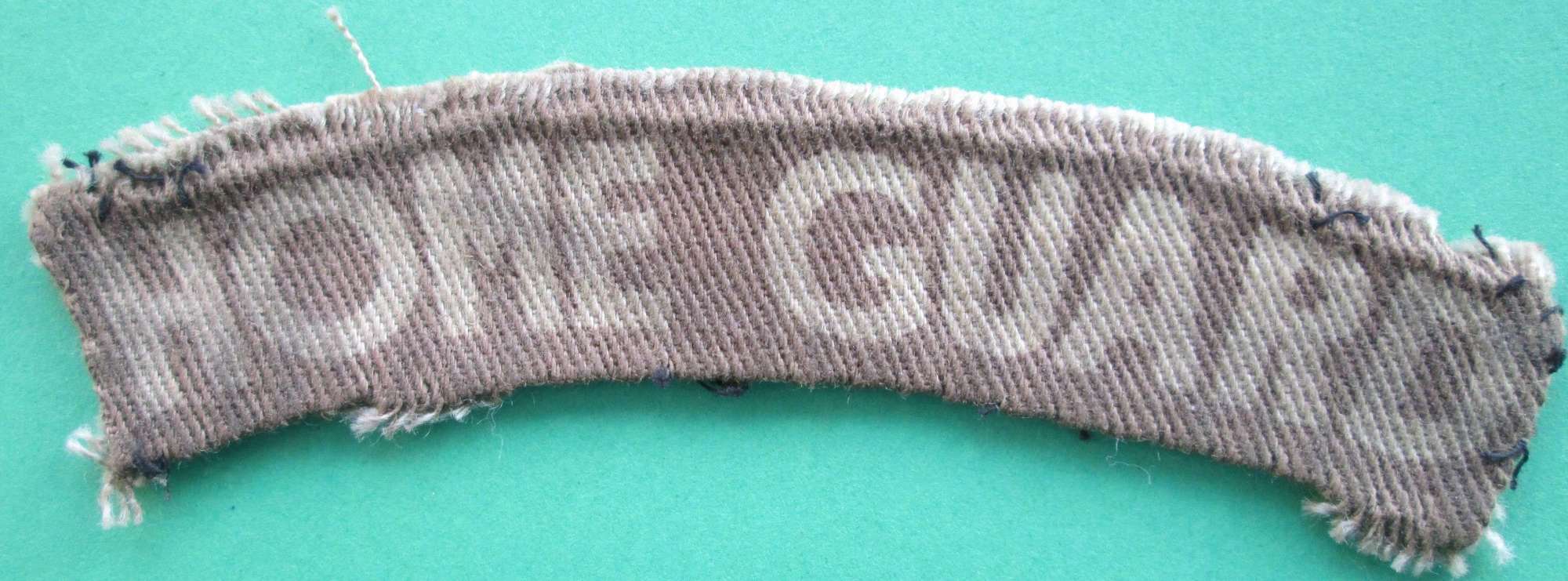 A WWII PRINTED HOME GUARD SHOULDER TITLE