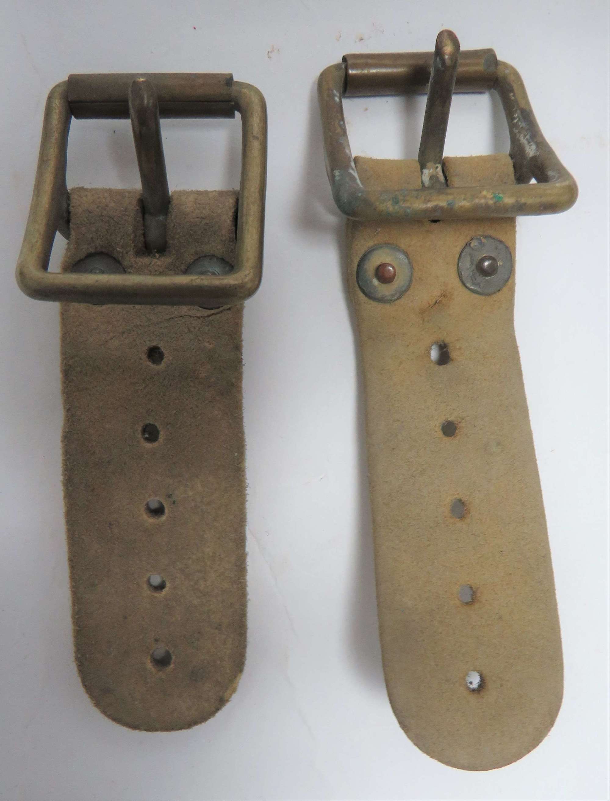 Scarce Pair of 1888 Pattern Slade Wallace Brace Attachment Chapes