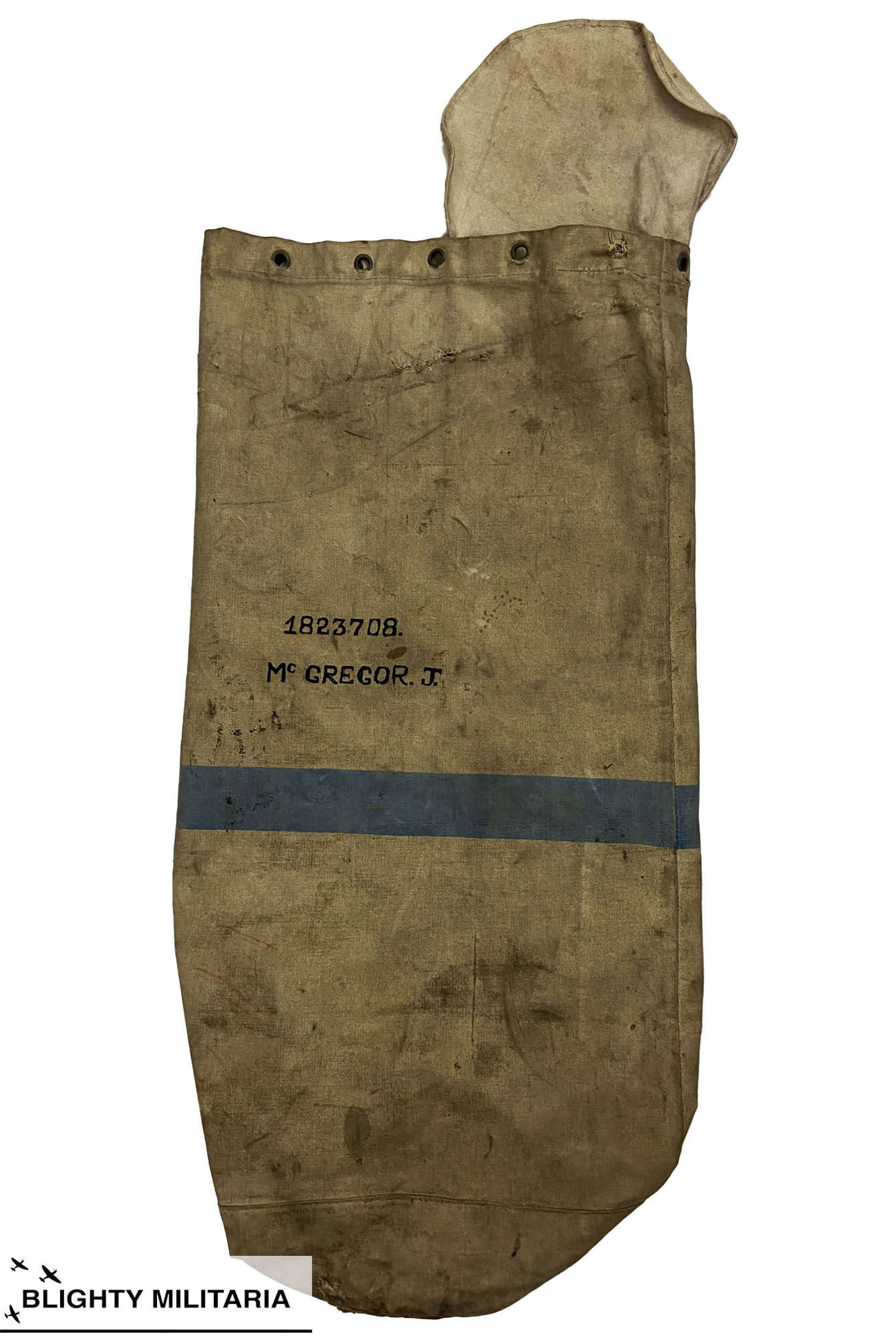 Original WW2 RAF Bomber Command Attributed Kit Bag - McGregor
