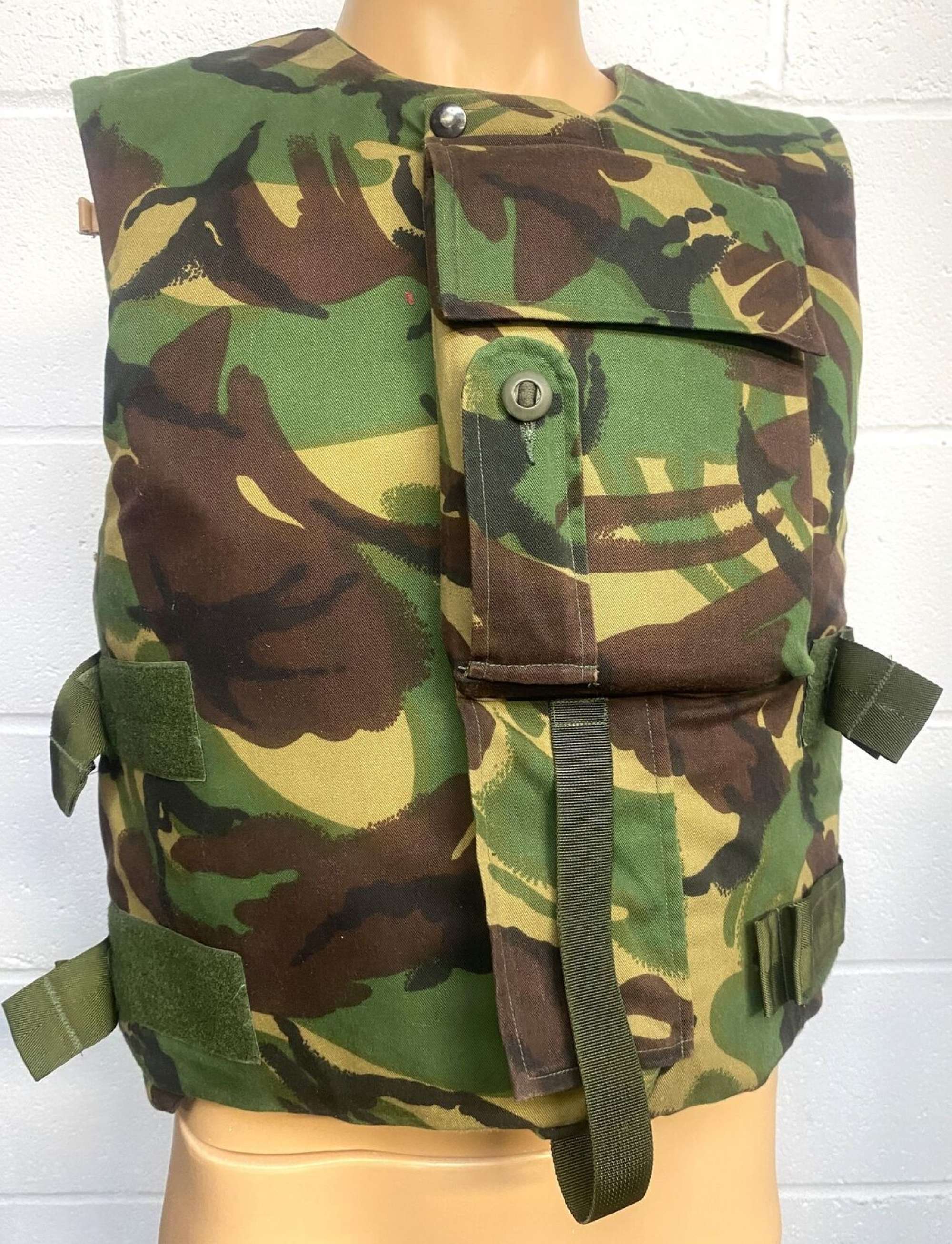 British Military DPM ECBA Combat Body Armour Vest with Kevlar Plates & Liner