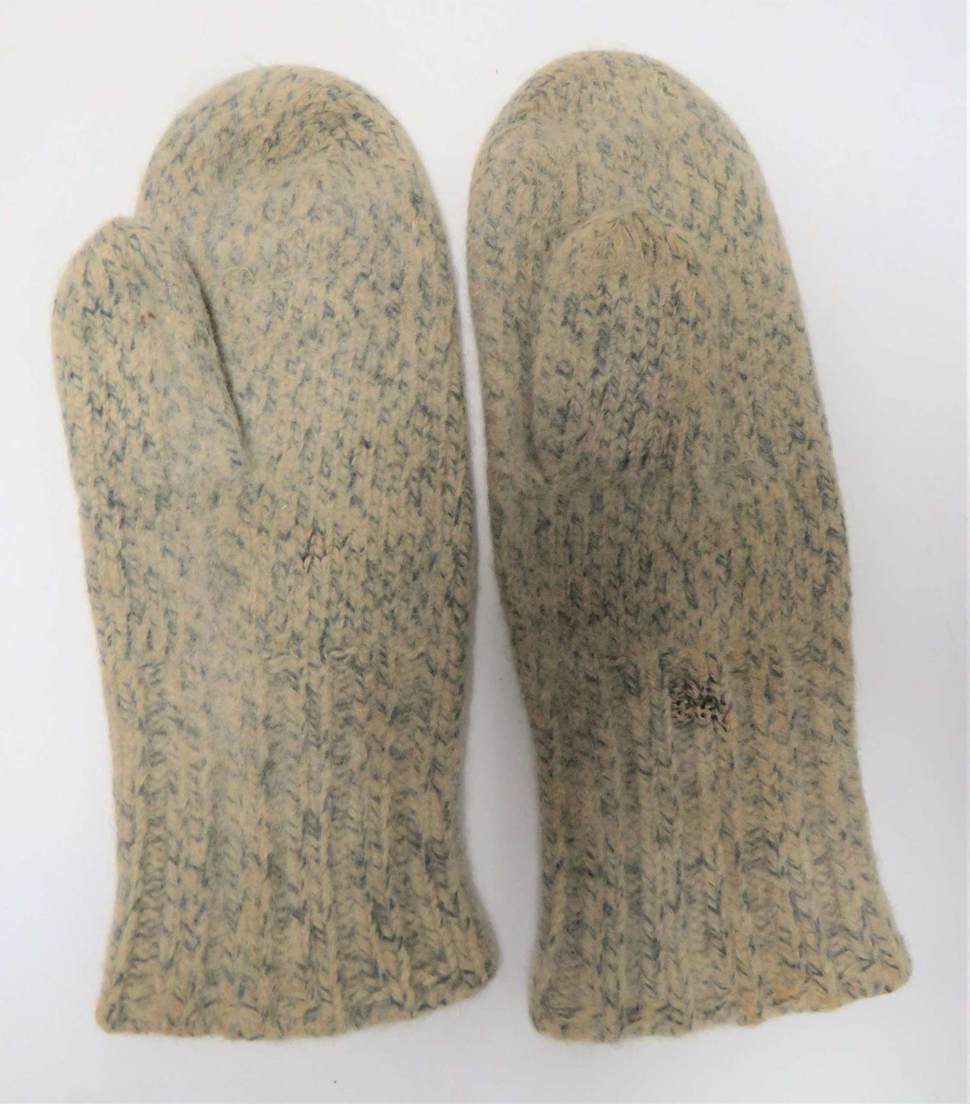 WW2 Royal Navy Cold Weather Woollen Inner Mitten Gloves