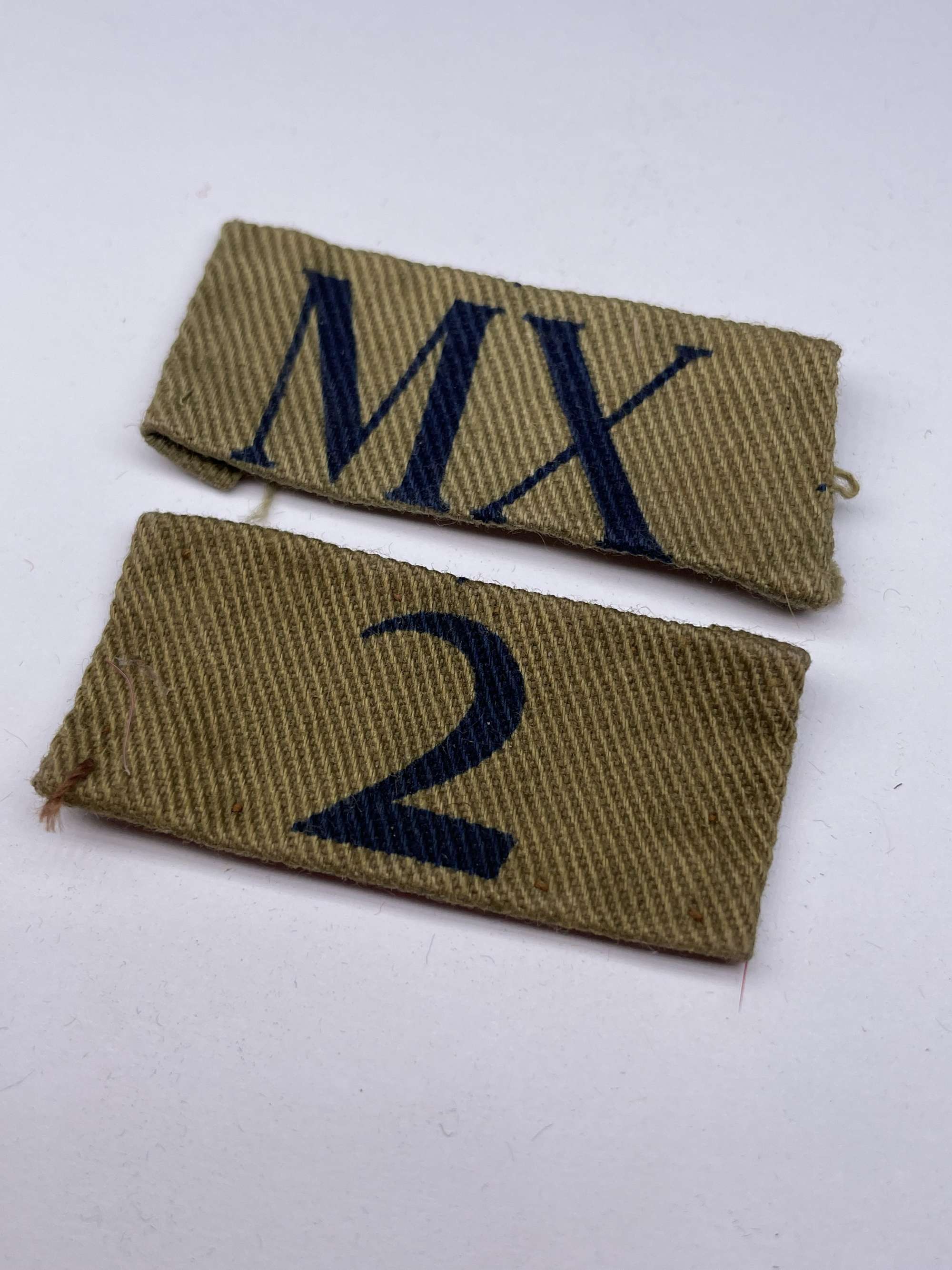 Original World War Two Home Guard Formation Patch, MX2 - 2nd Bttn (Hounslow) Home Guard