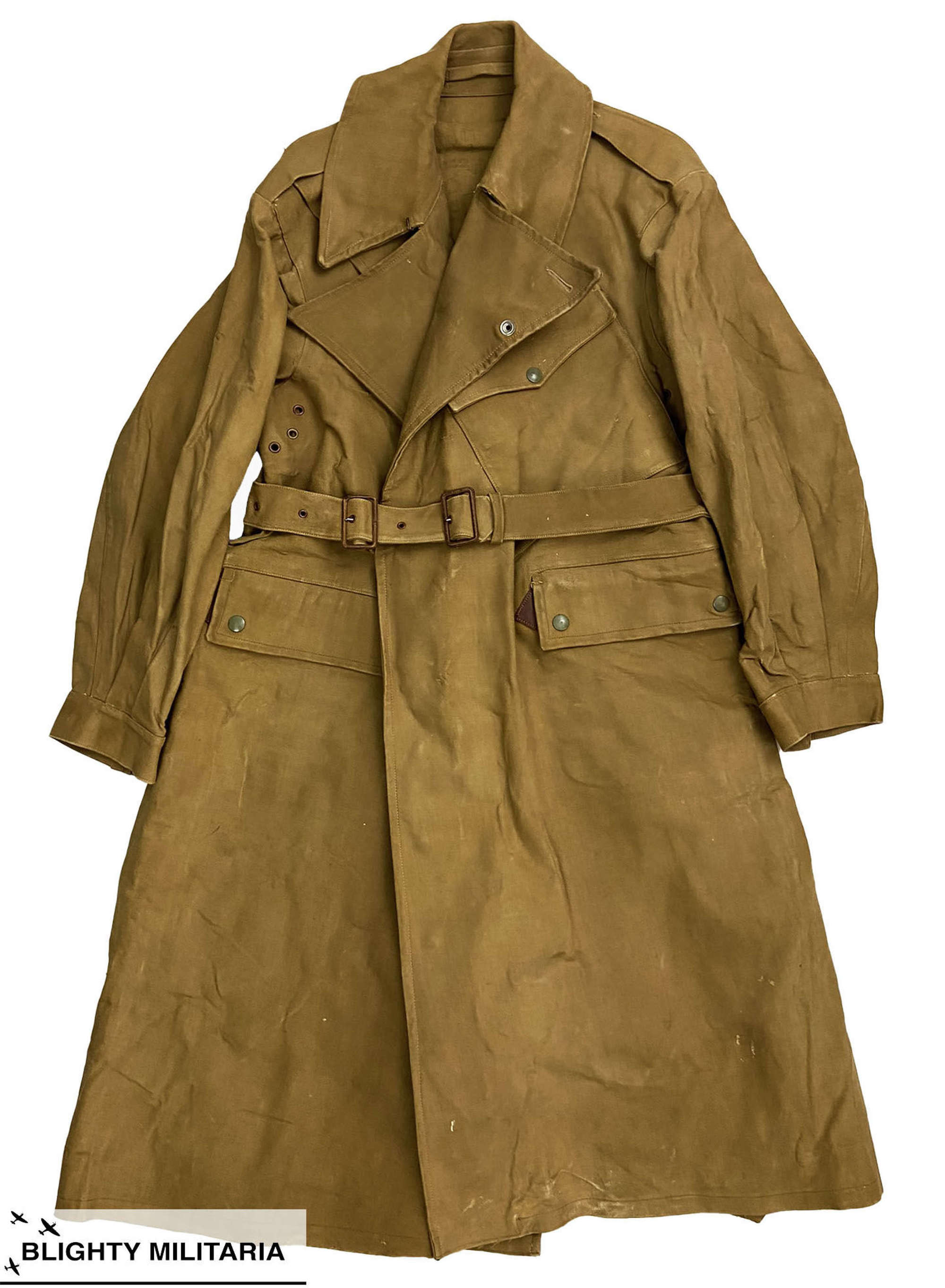 Original 1942 Dated British Army Dispatch Rider's Coat - Size 5