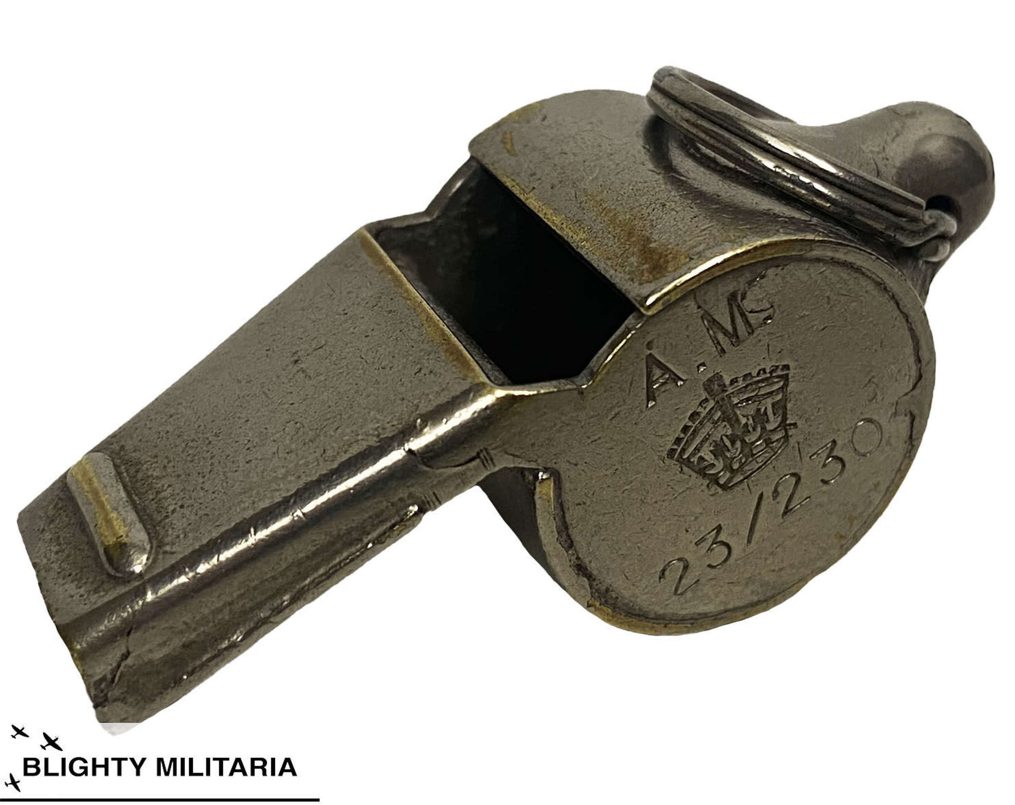 Original WW2 RAF Air Ministry Ditching Whistle